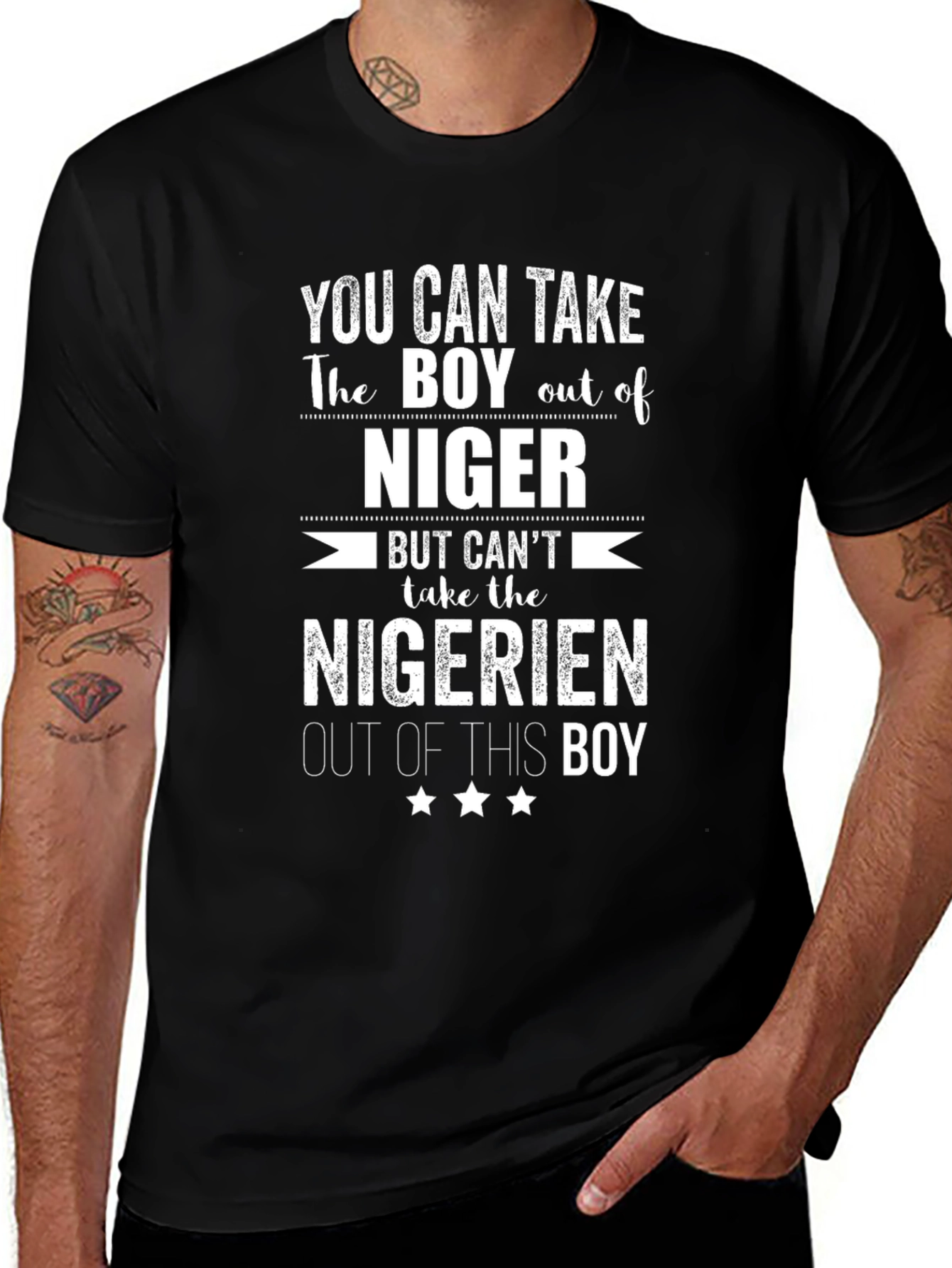 Nigerien Pride T-Shirt - You Can Take The Boy Out of Niger