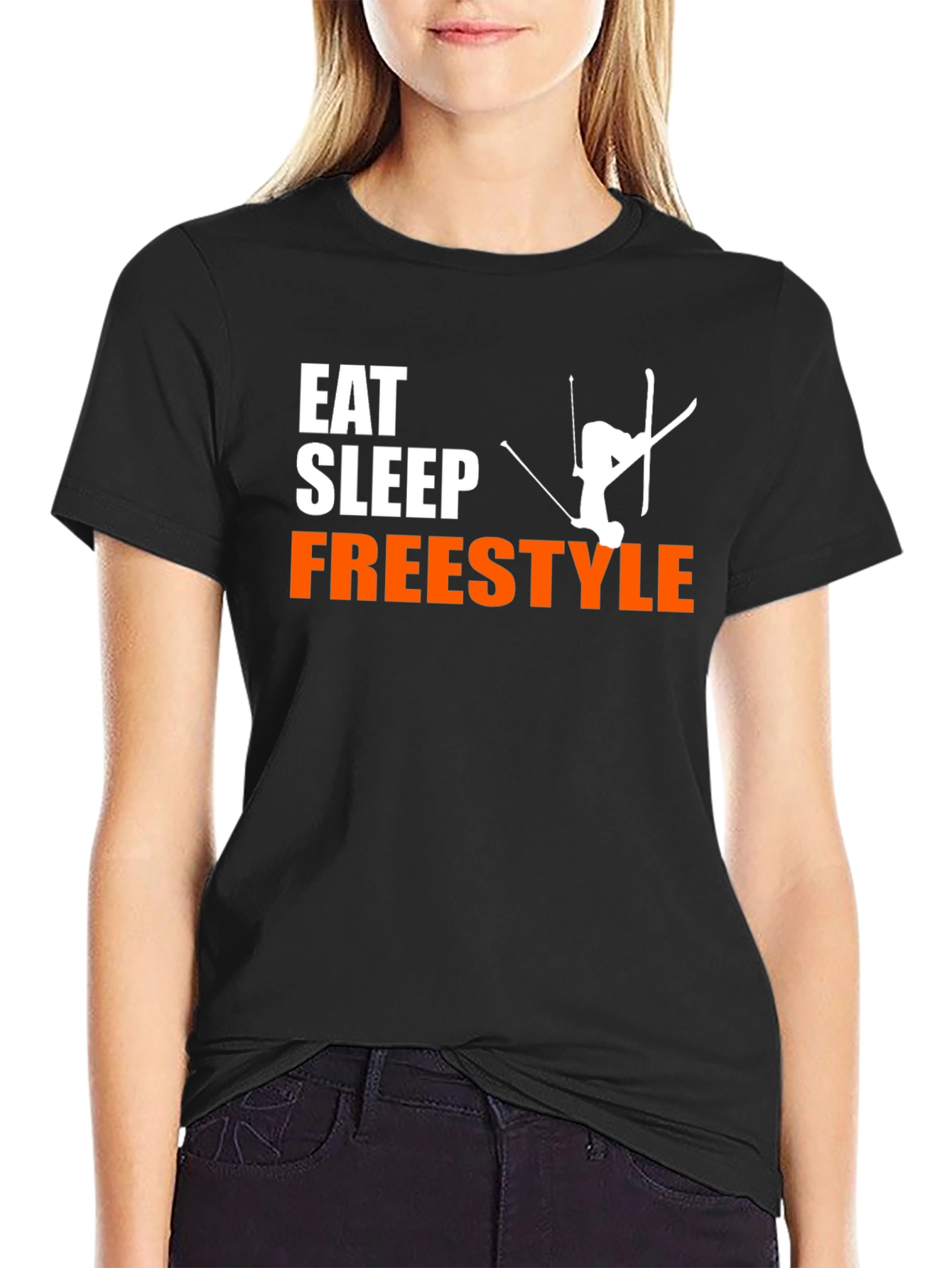 Eat Sleep Freestyle T-Shirt - Skiing Apparel
