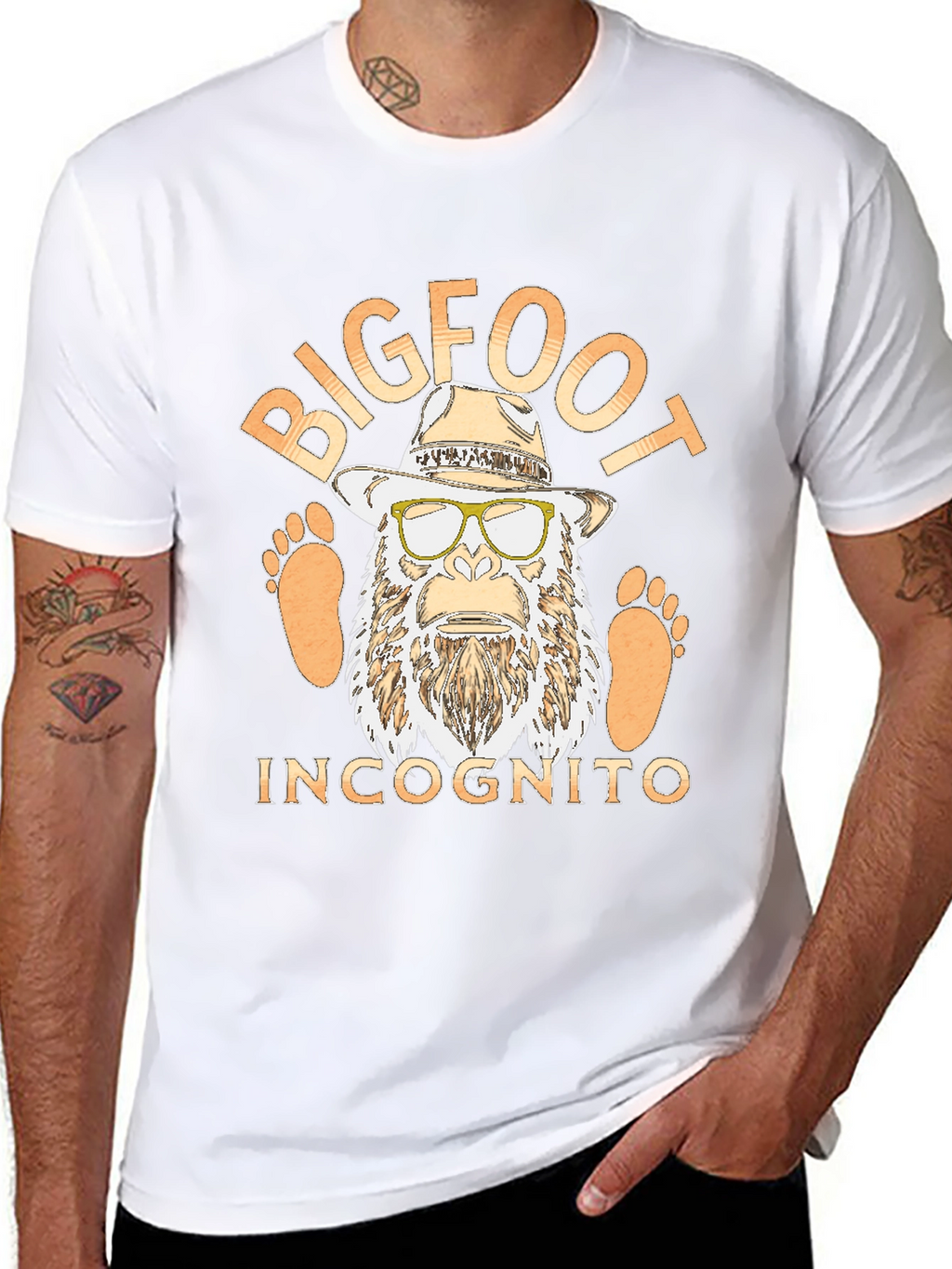 Bigfoot Incognito Graphic T-Shirt - Black