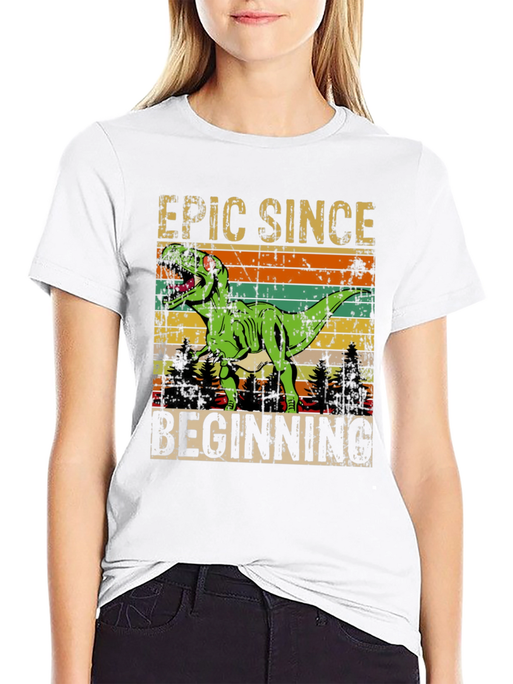 Epic Since Beginning T-Rex Graphic Tee