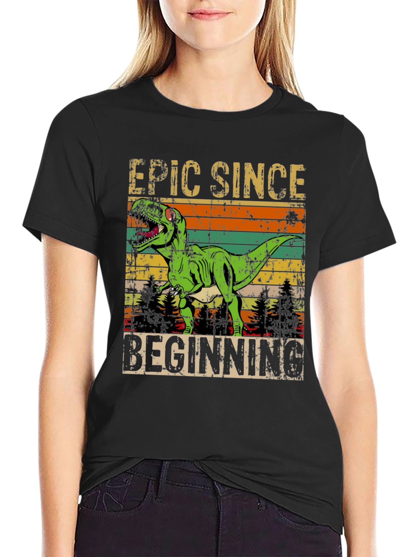 Epic Since Beginning T-Rex Graphic Tee