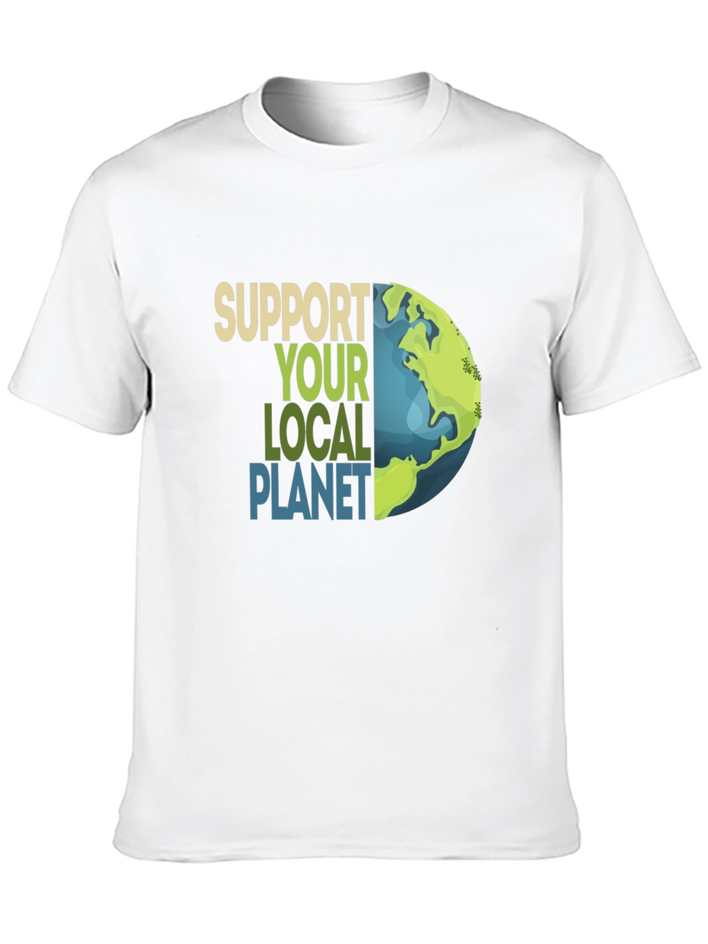 Support Your Local Planet Graphic T-Shirt