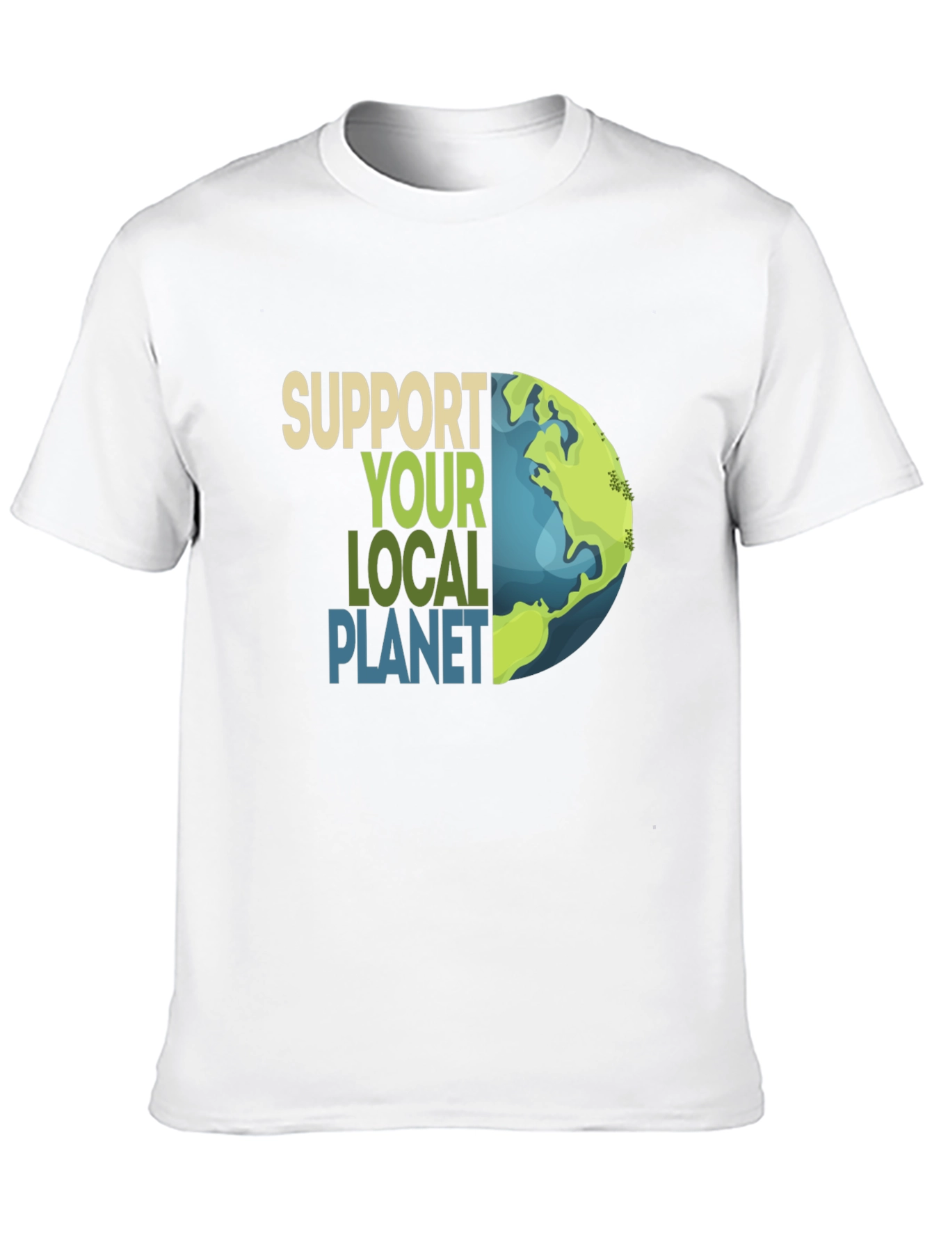 Support Your Local Planet Graphic T-Shirt