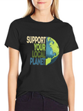 Support Your Local Planet Graphic T-Shirt