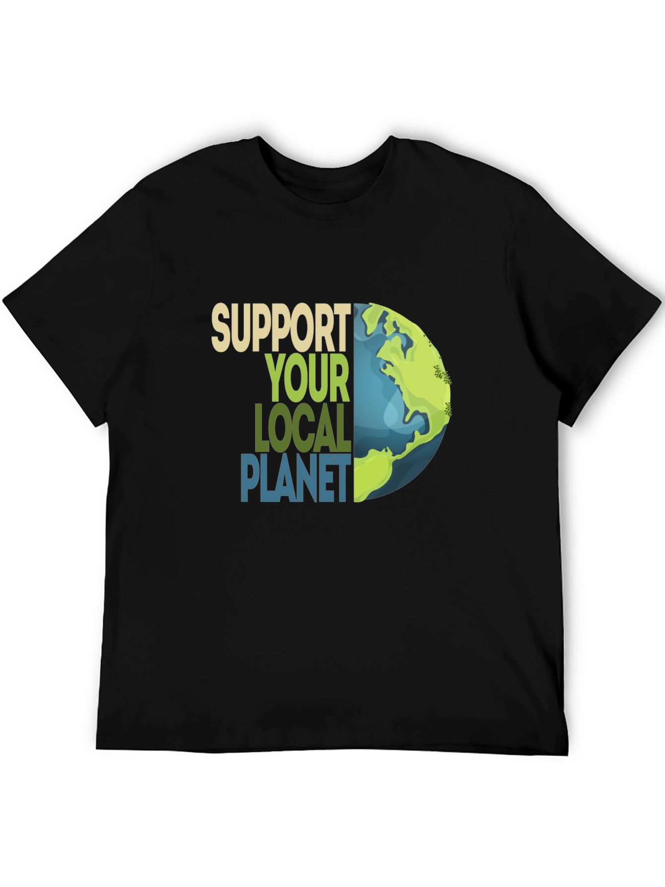 Support Your Local Planet Graphic T-Shirt