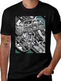 Urban Carscape Tee - Modern Graphic Print