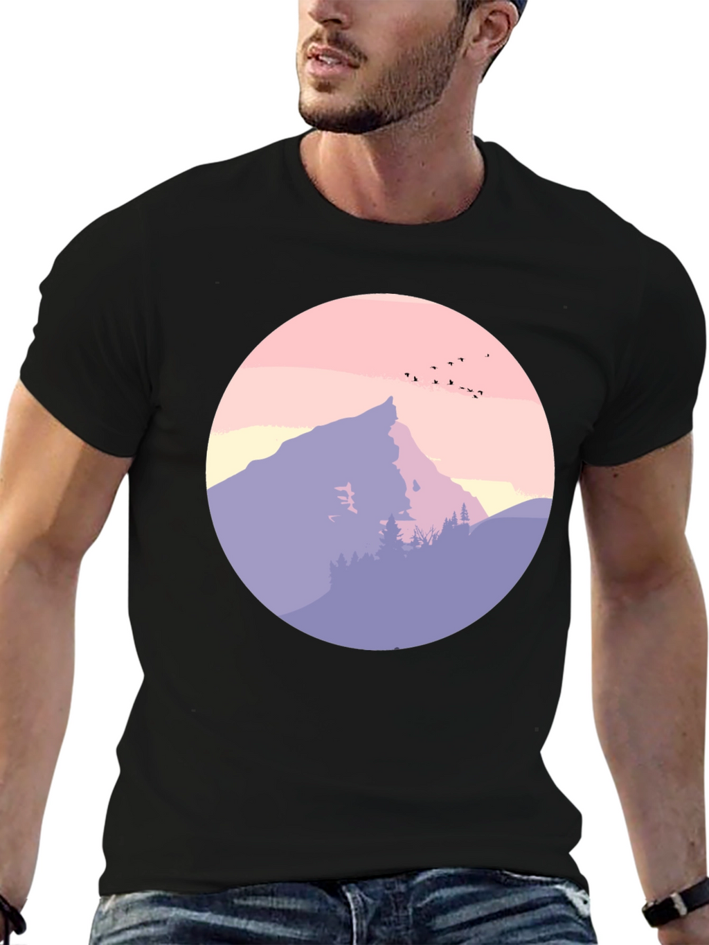 Mountain Graphic Tee - Nature Inspired Style