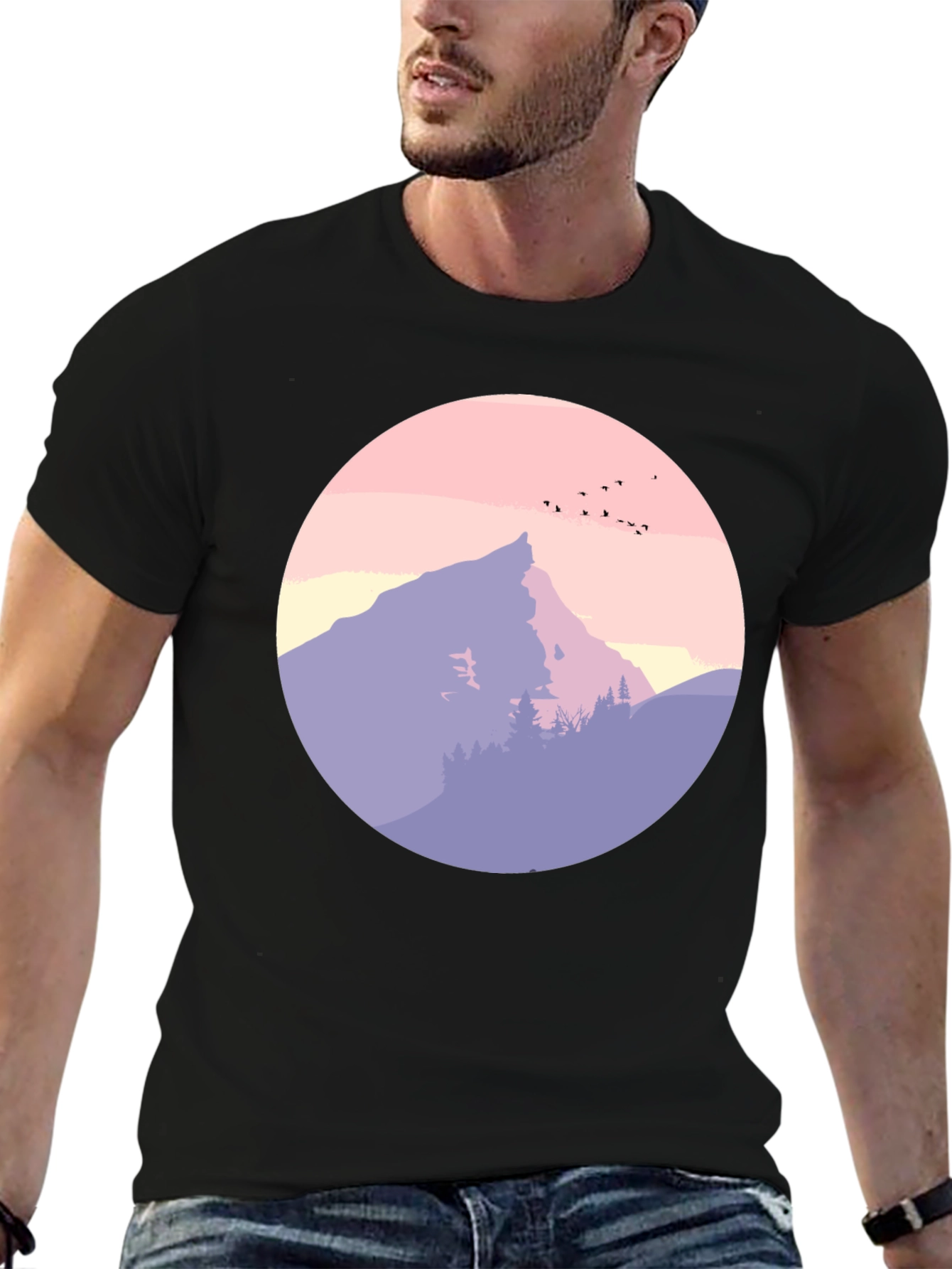 Mountain Graphic Tee - Nature Inspired Style