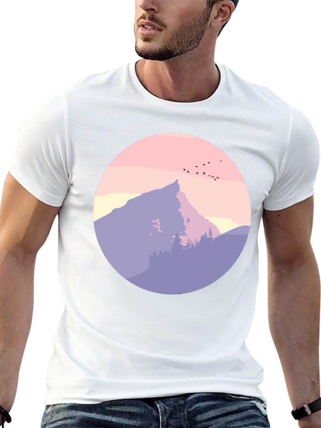 Mountain Graphic Tee - Nature Inspired Style