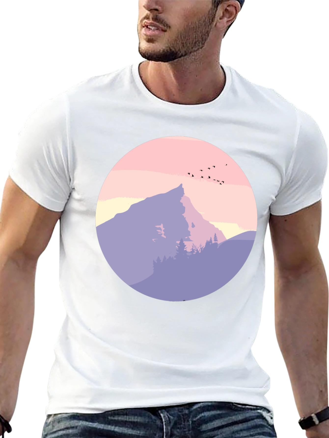 Mountain Graphic Tee - Nature Inspired Style