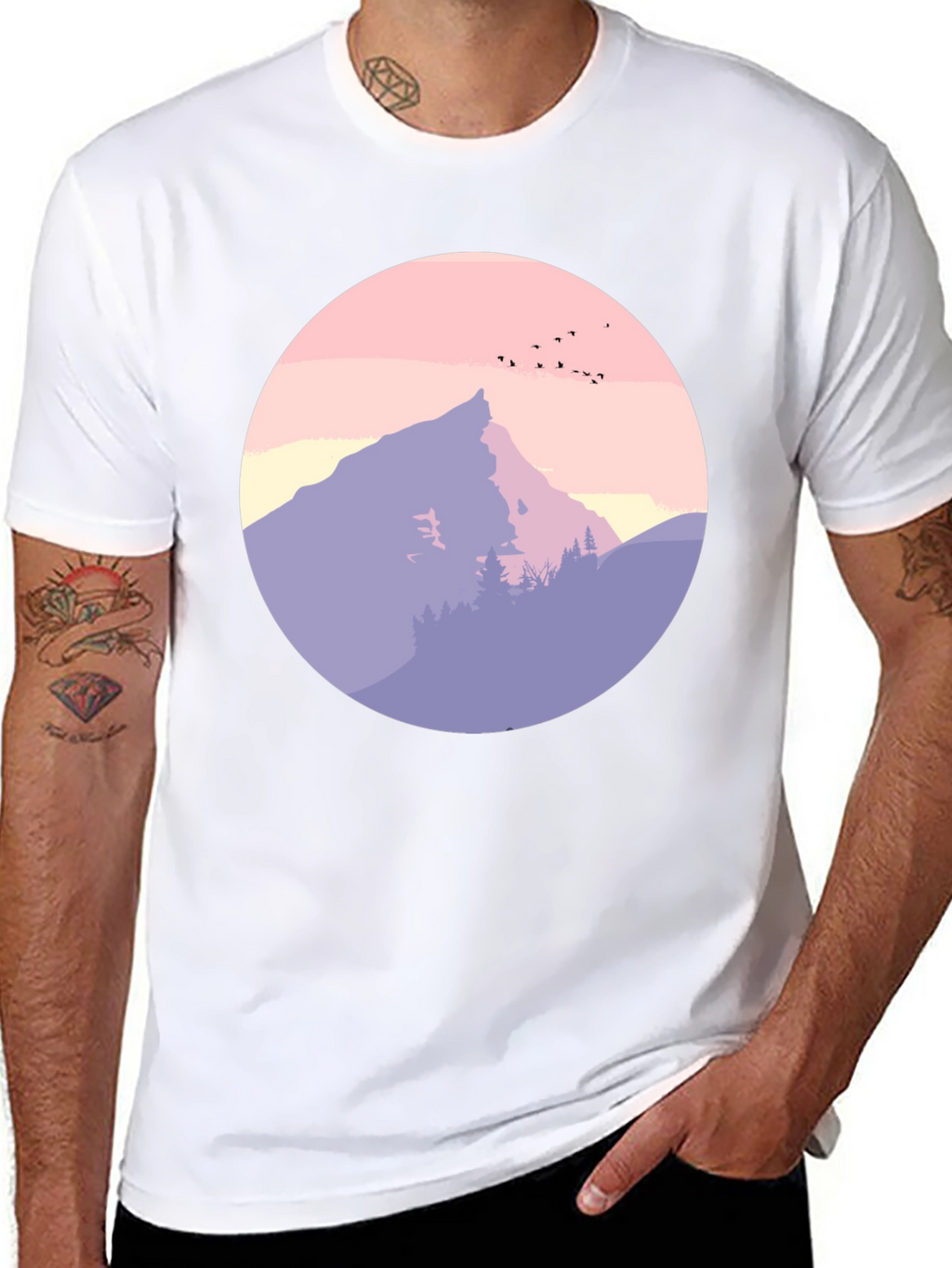Mountain Graphic Tee - Nature Inspired Style