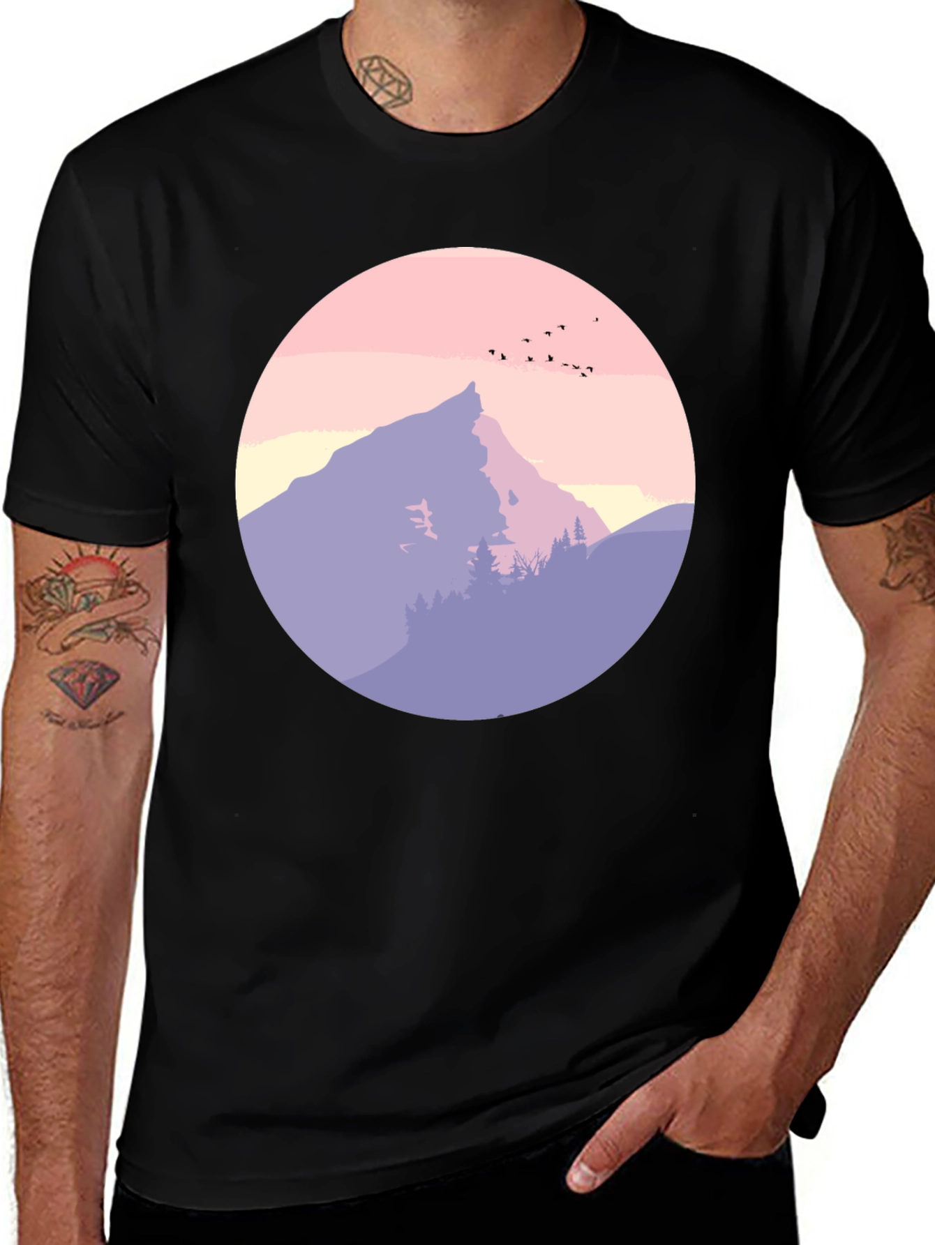Mountain Graphic Tee - Nature Inspired Style
