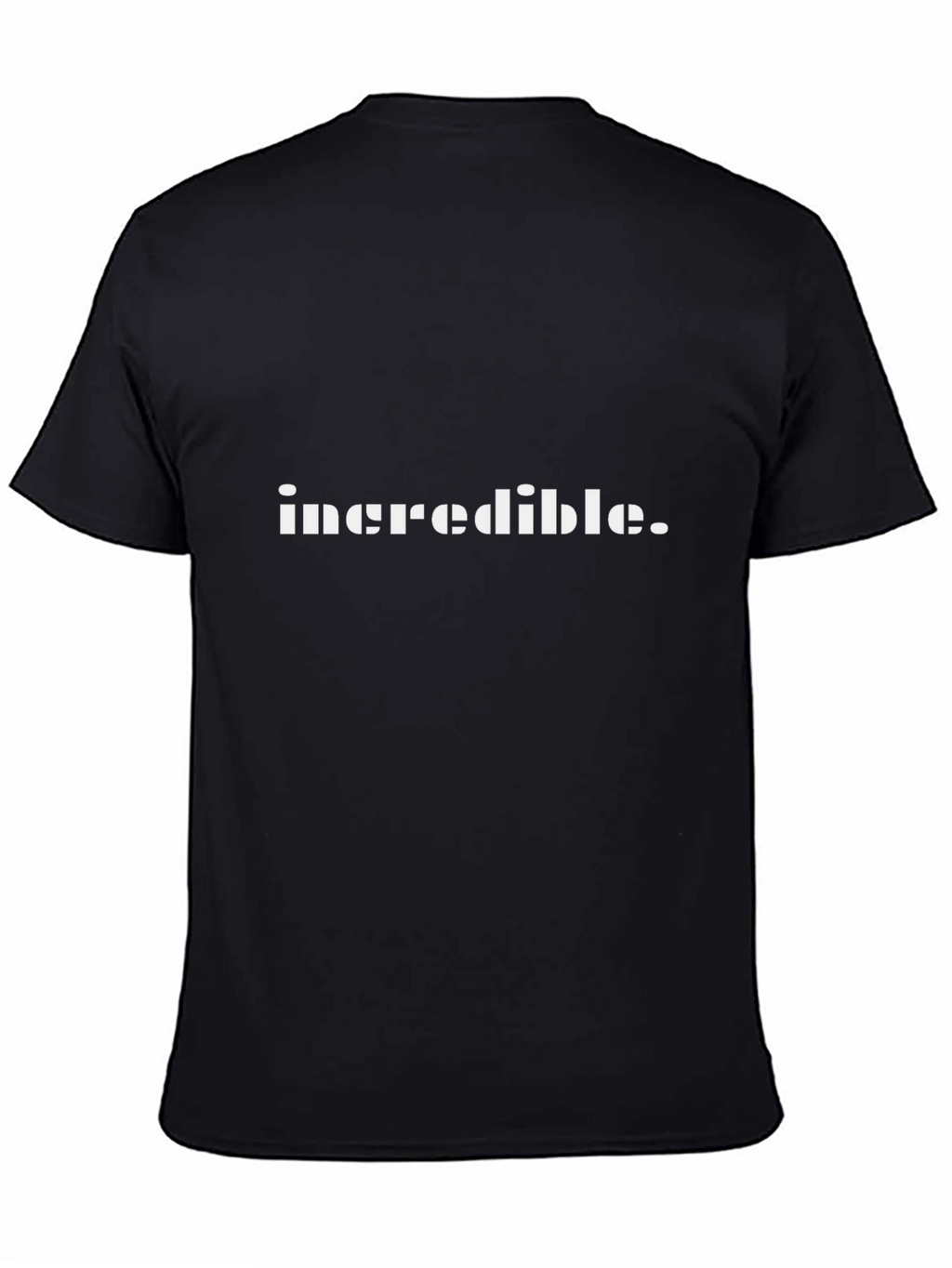 Incredible Graphic Tee - Black Cotton T-Shirt