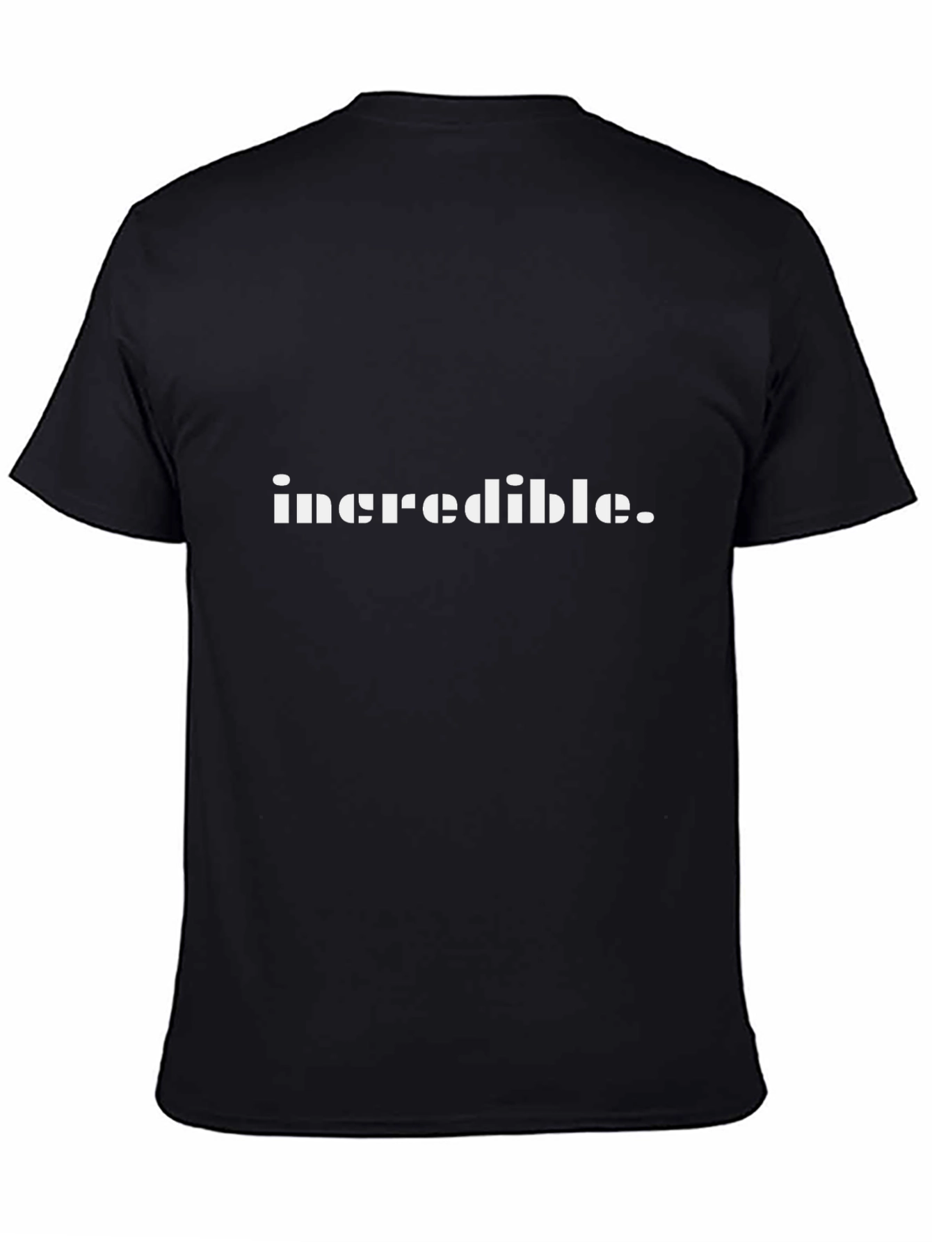 Incredible Graphic Tee - Black Cotton T-Shirt