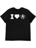I Heart Sauna - Black T-Shirt