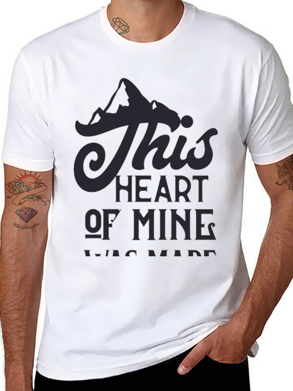 Mountain Heart Tee - Adventure Seeker Shirt