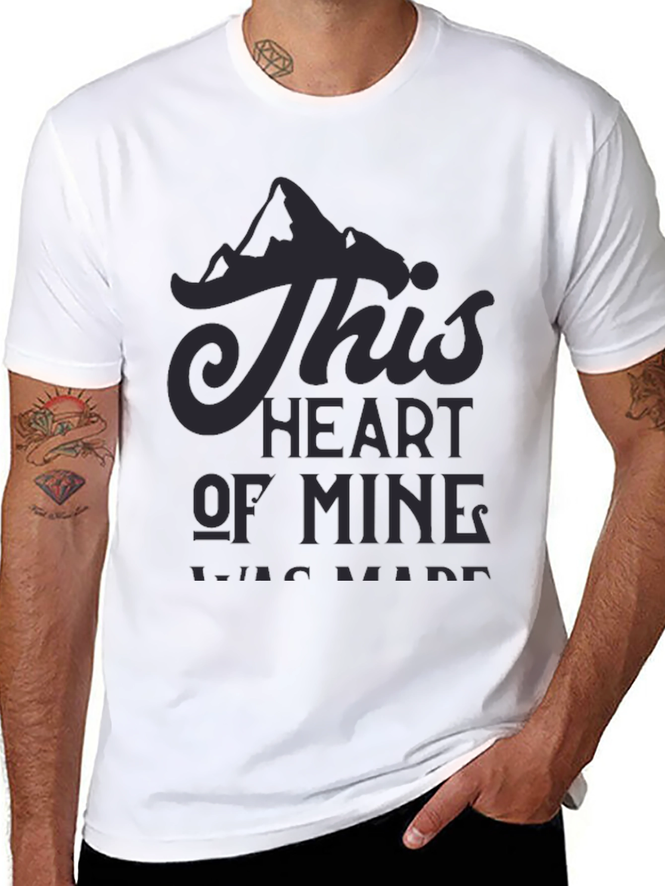 Mountain Heart Tee - Adventure Seeker Shirt