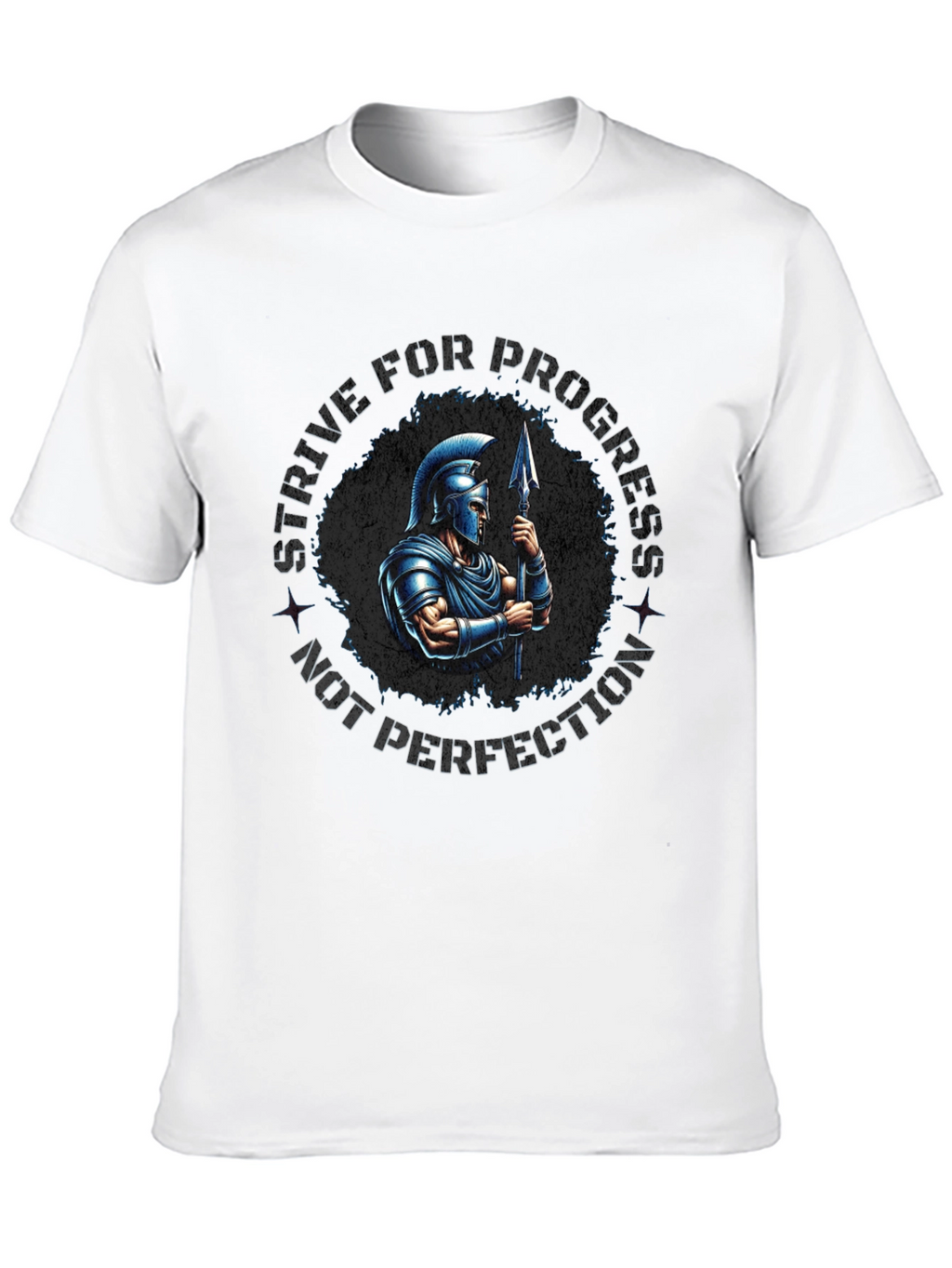 Strive for Progress Spartan Warrior Graphic Tee
