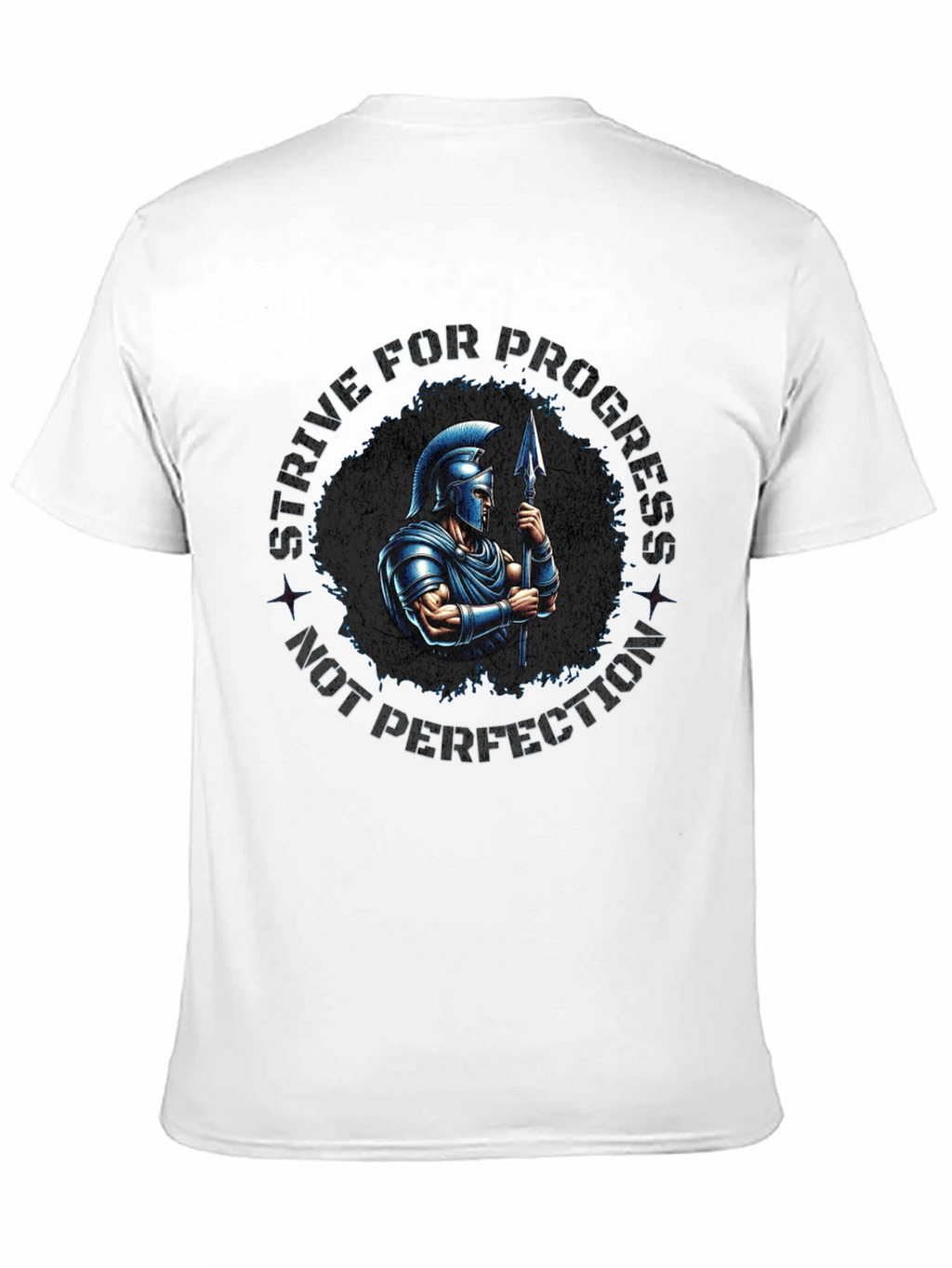 Strive for Progress Spartan Warrior Graphic Tee