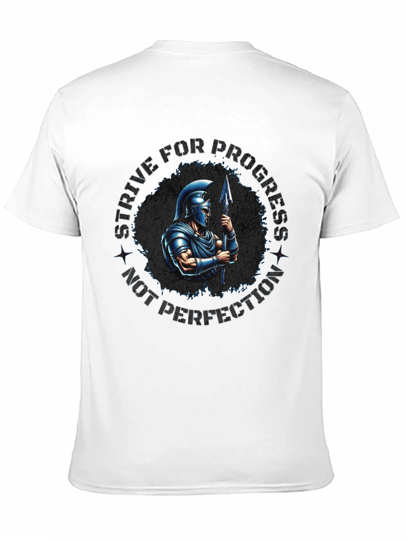 Strive for Progress Spartan Warrior Graphic Tee