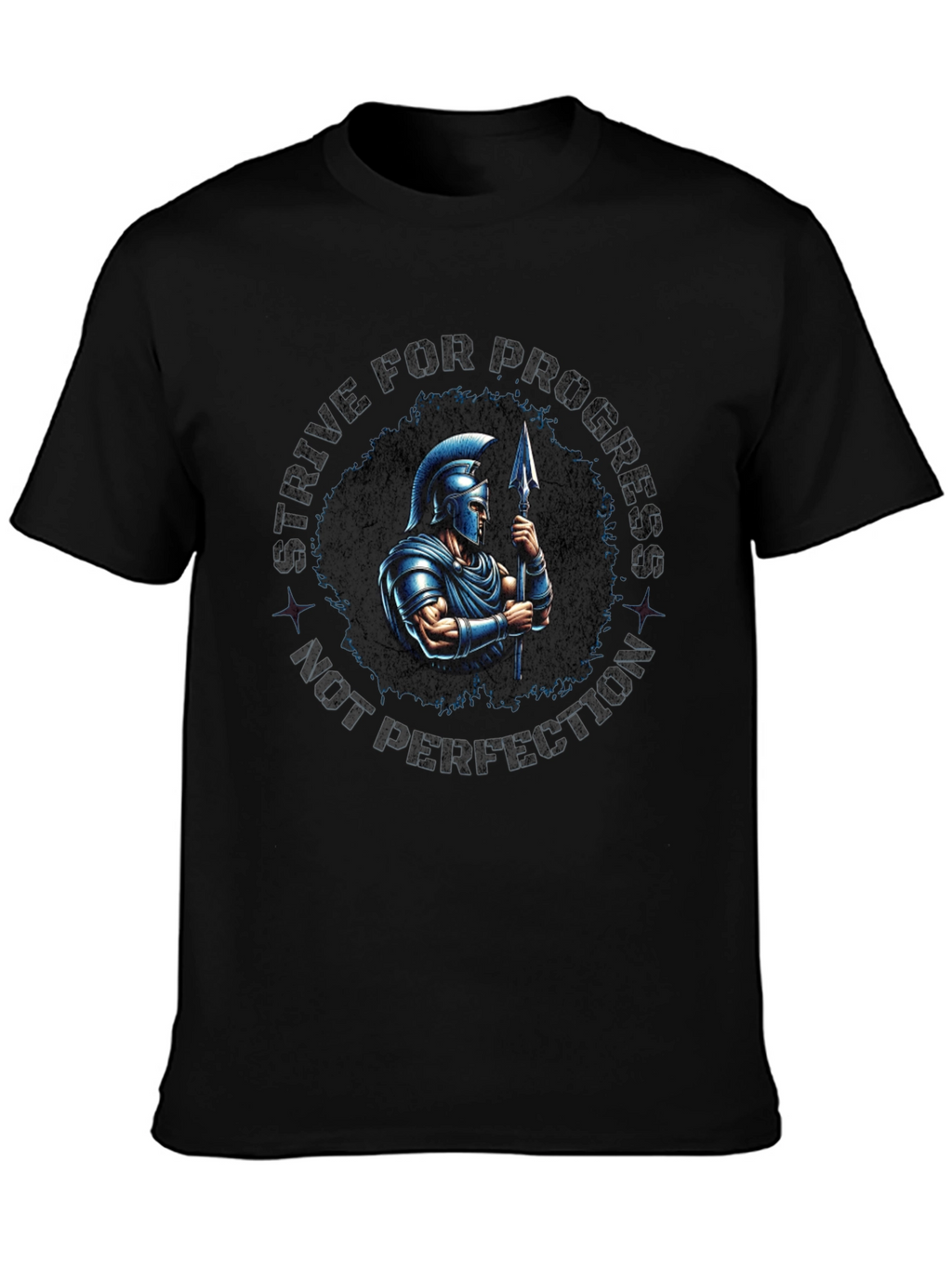Strive for Progress Spartan Warrior Graphic Tee