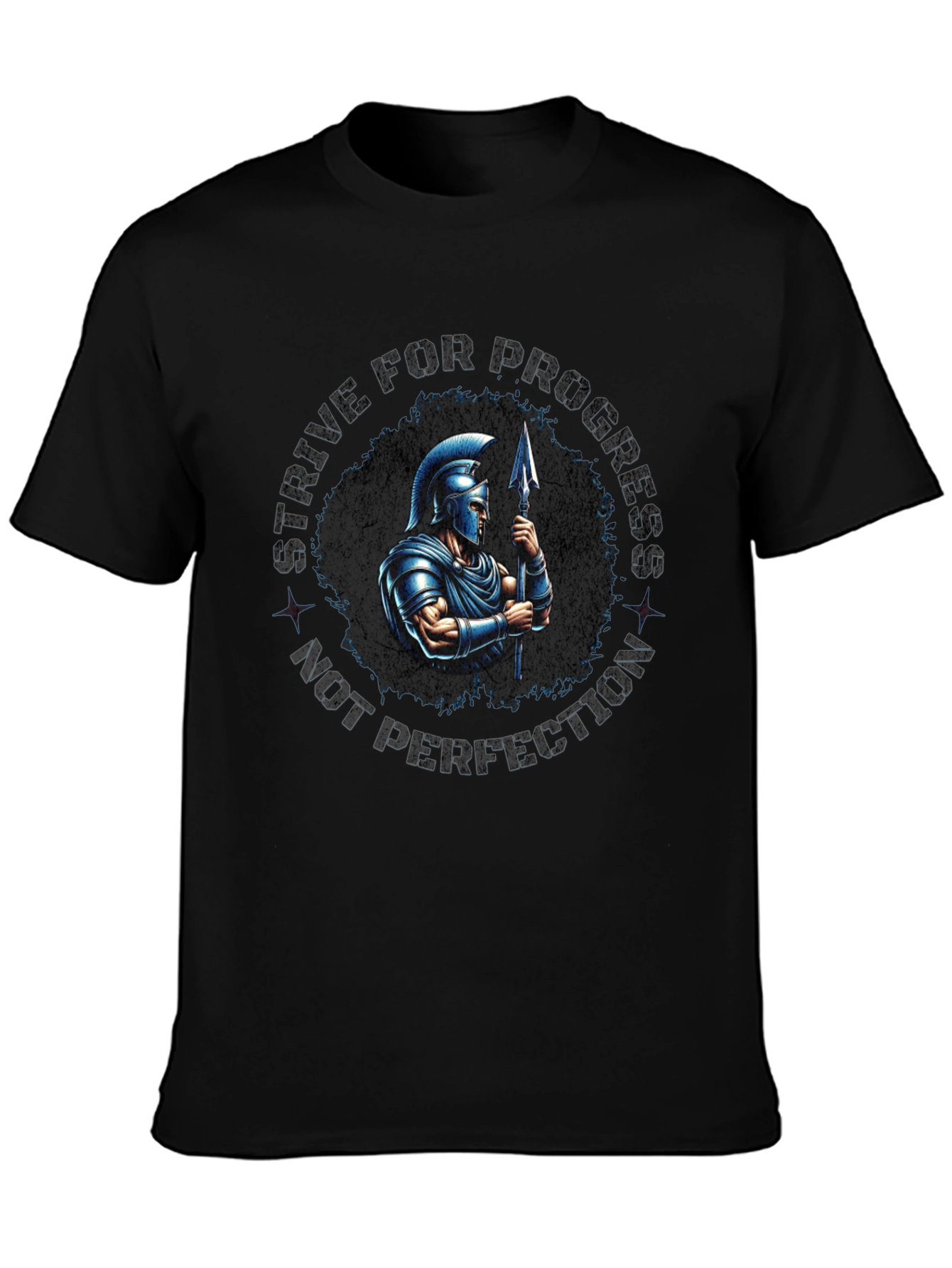 Strive for Progress Spartan Warrior Graphic Tee