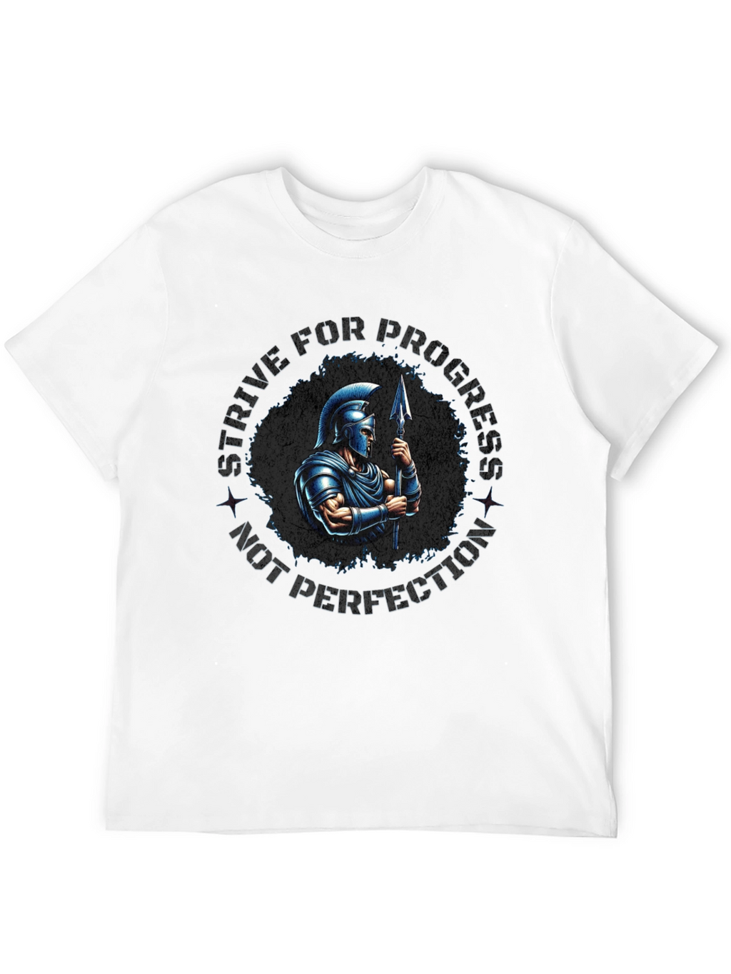Strive for Progress Spartan Warrior Graphic Tee
