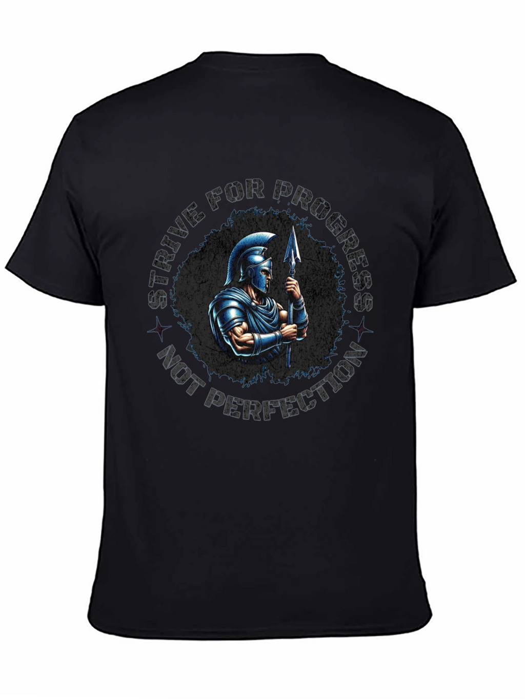 Strive for Progress Spartan Warrior Graphic Tee