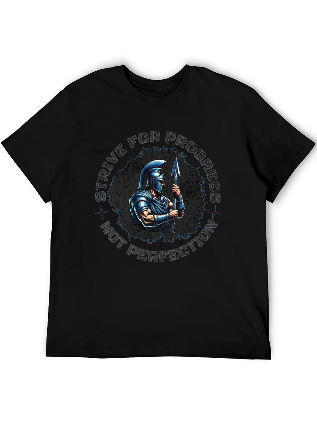 Strive for Progress Spartan Warrior Graphic Tee