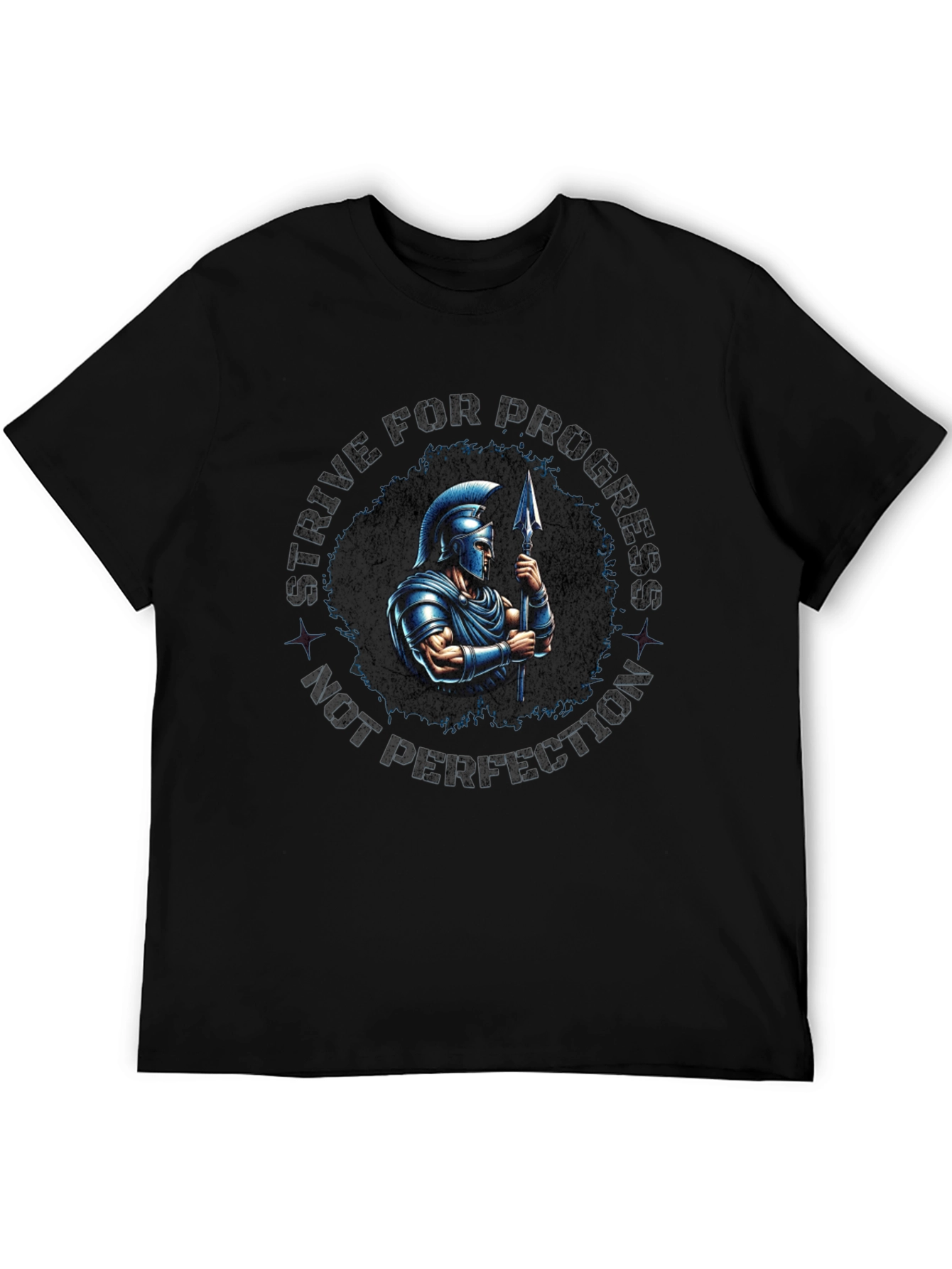 Strive for Progress Spartan Warrior Graphic Tee