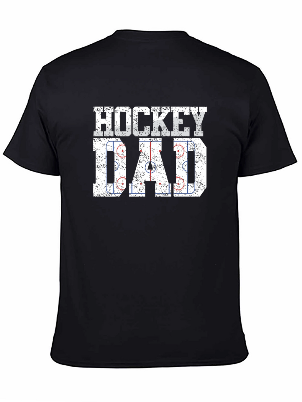 Hockey Dad Graphic T-Shirt - Black
