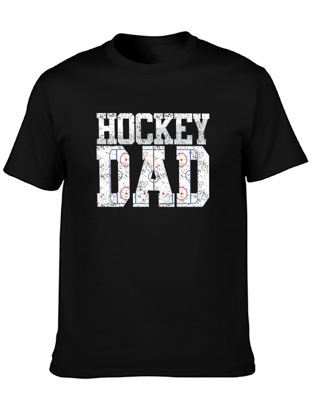 Hockey Dad Graphic T-Shirt - Black