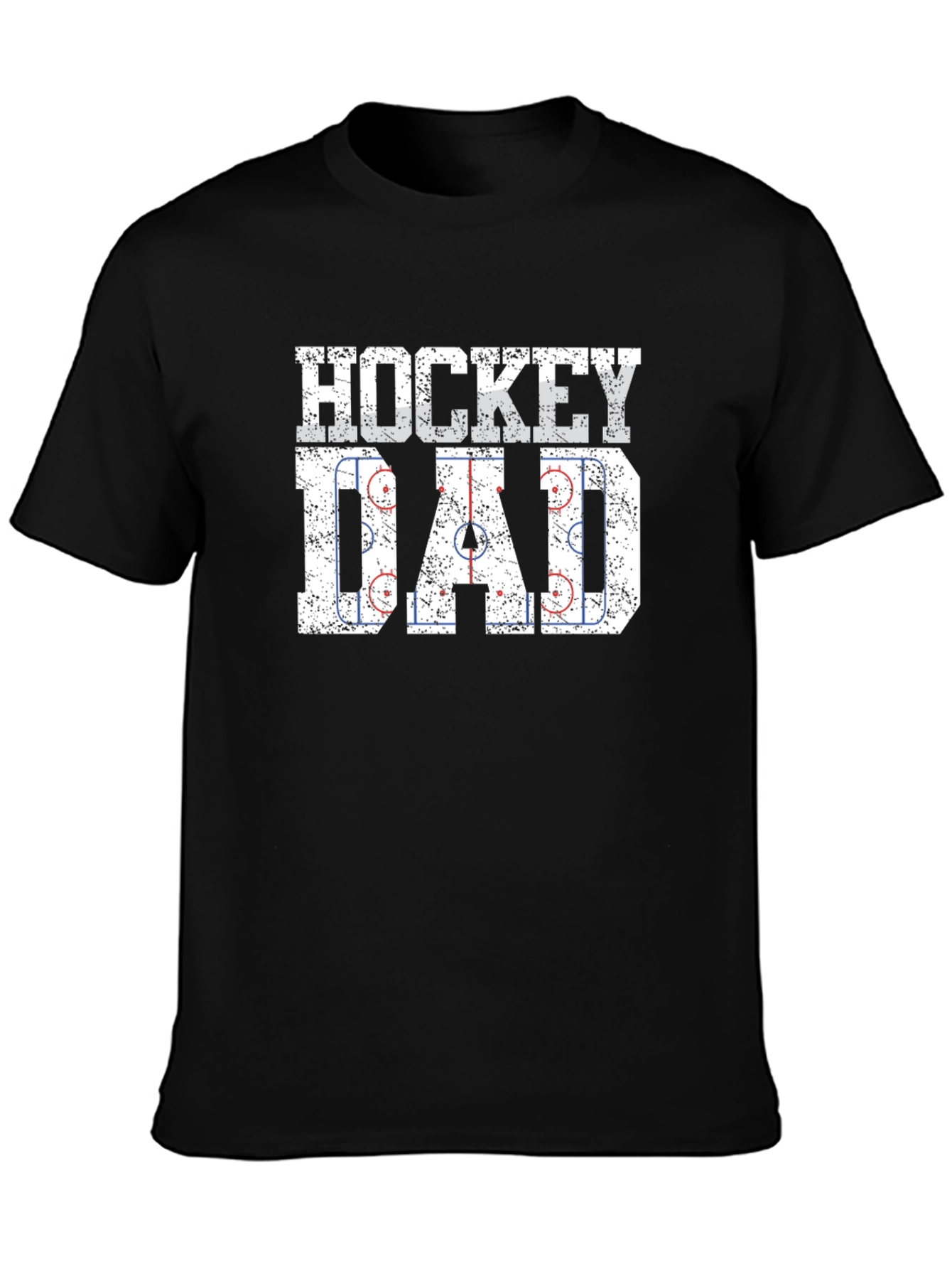 Hockey Dad Graphic T-Shirt - Black