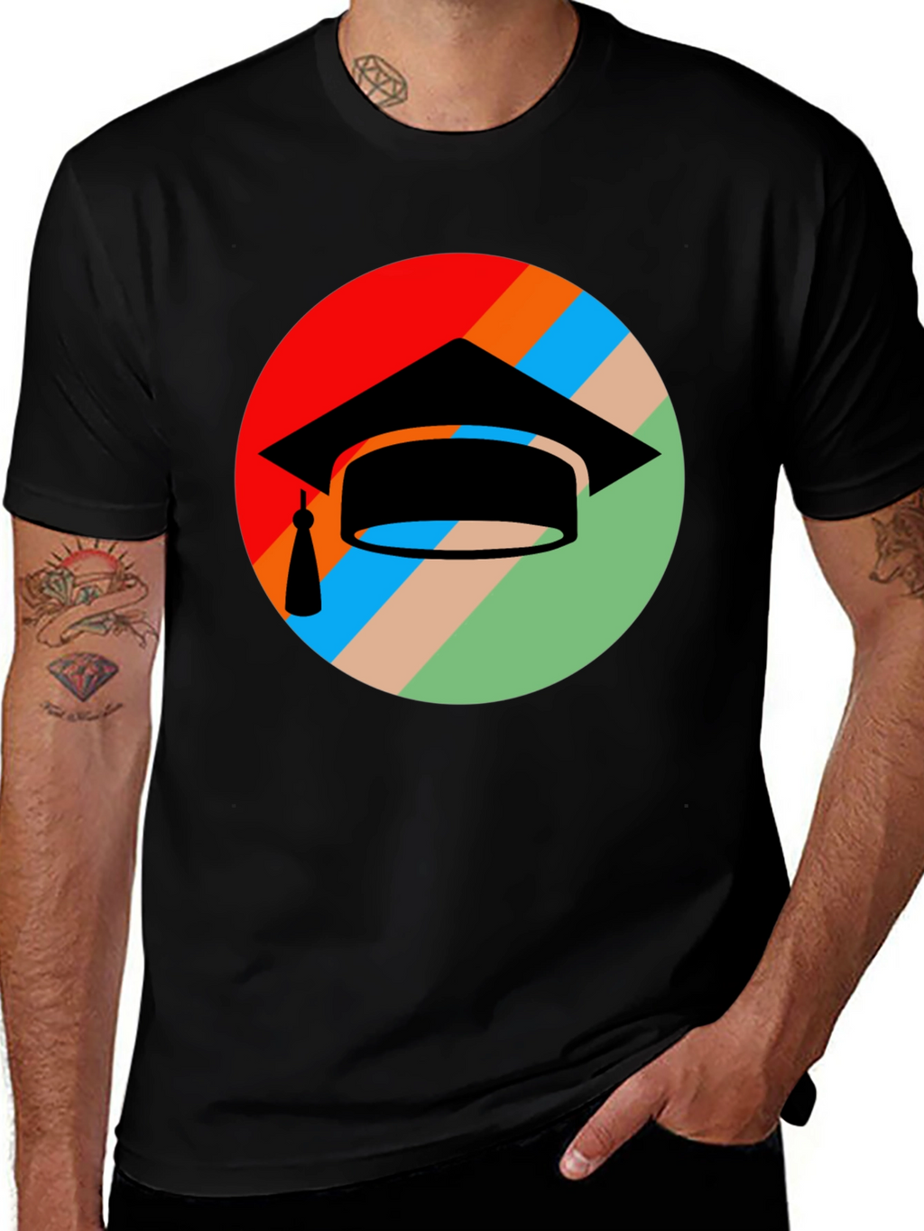 Graduation Cap Graphic Tee - Celebrate Success!