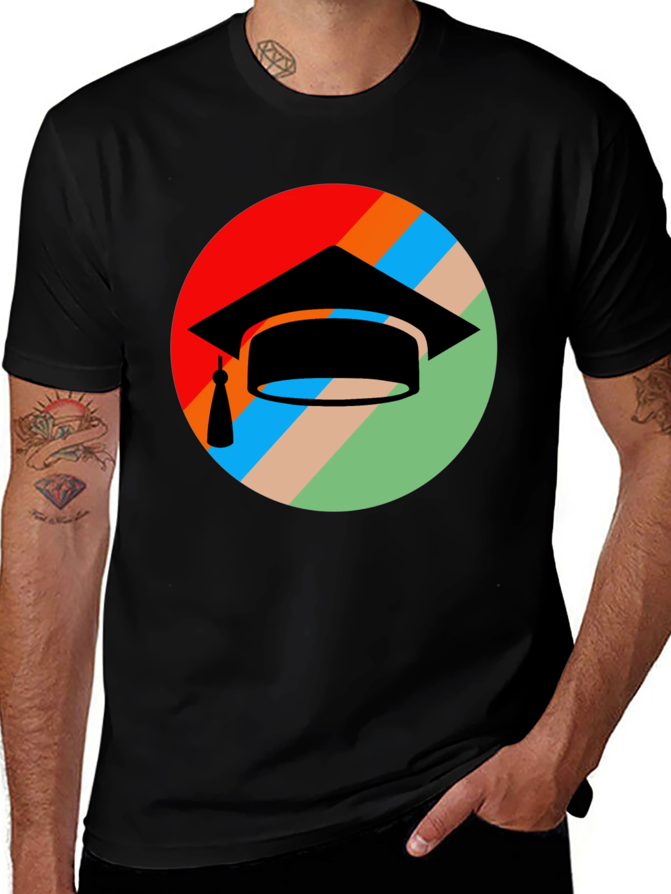 Graduation Cap Graphic Tee - Celebrate Success!