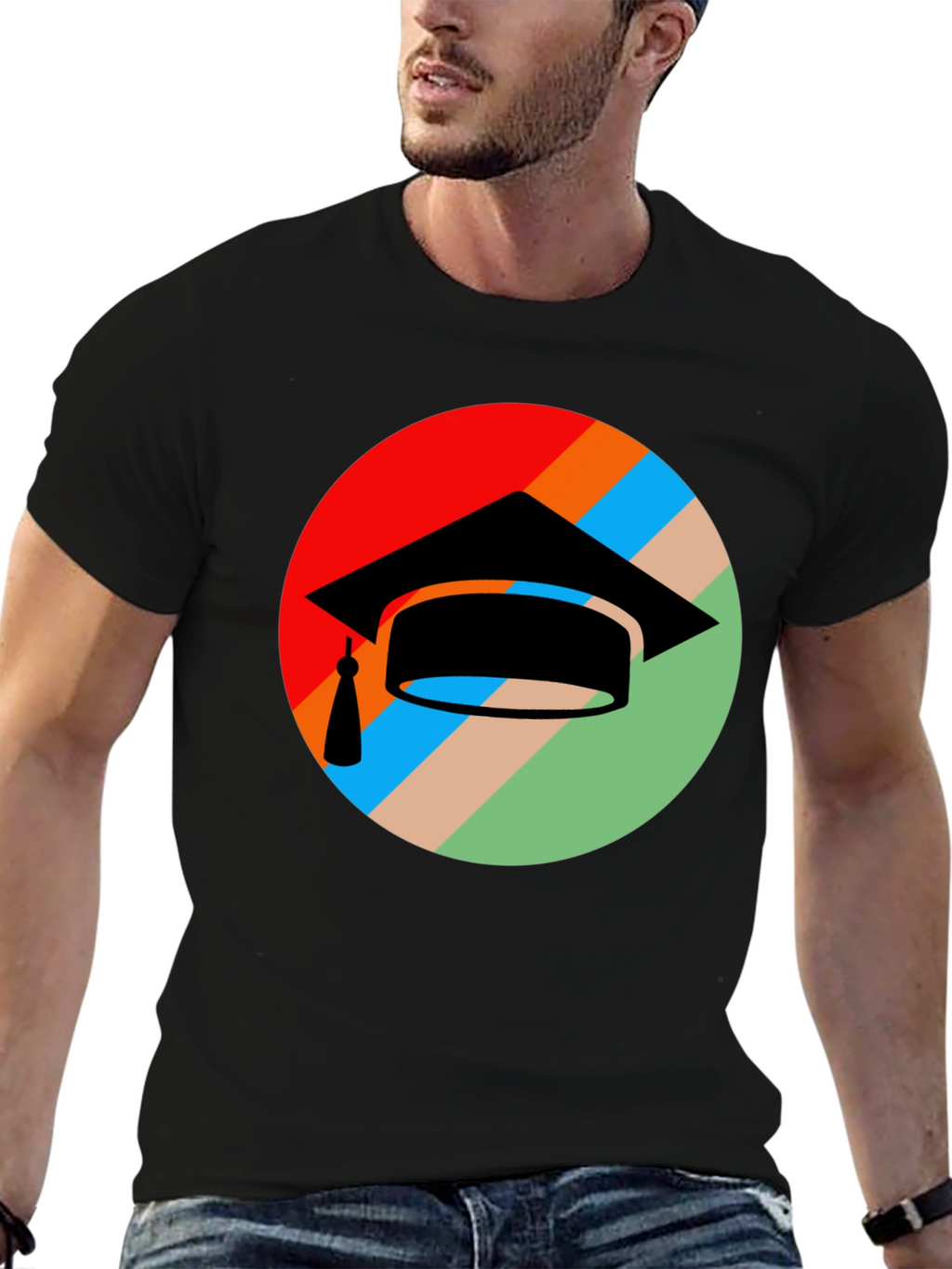 Graduation Cap Graphic Tee - Celebrate Success!