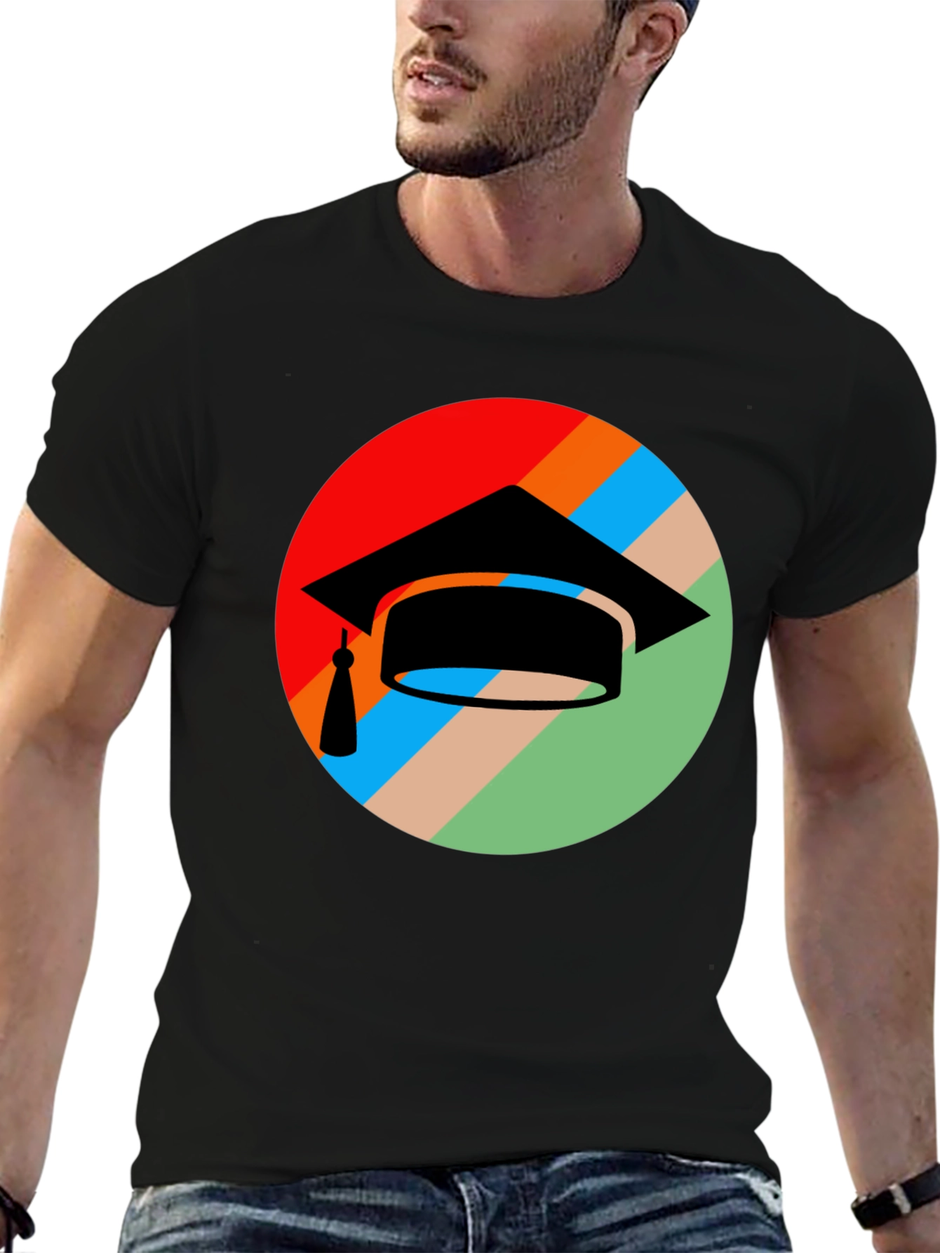 Graduation Cap Graphic Tee - Celebrate Success!