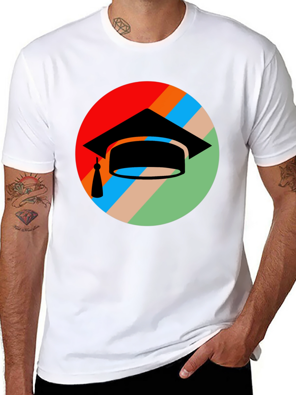 Graduation Cap Graphic Tee - Celebrate Success!