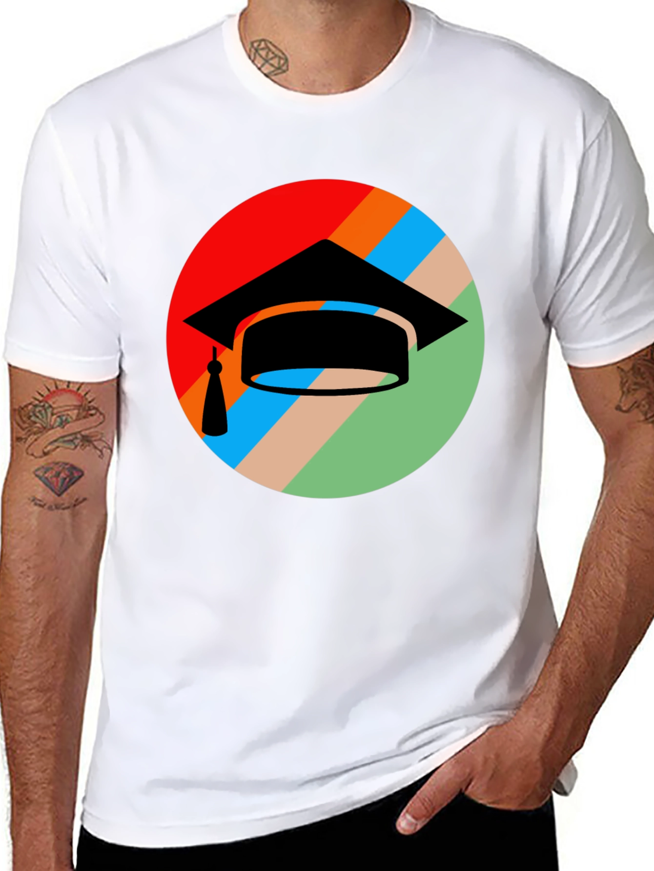 Graduation Cap Graphic Tee - Celebrate Success!