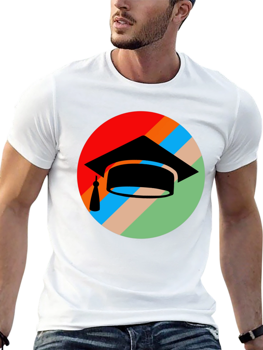 Graduation Cap Graphic Tee - Celebrate Success!