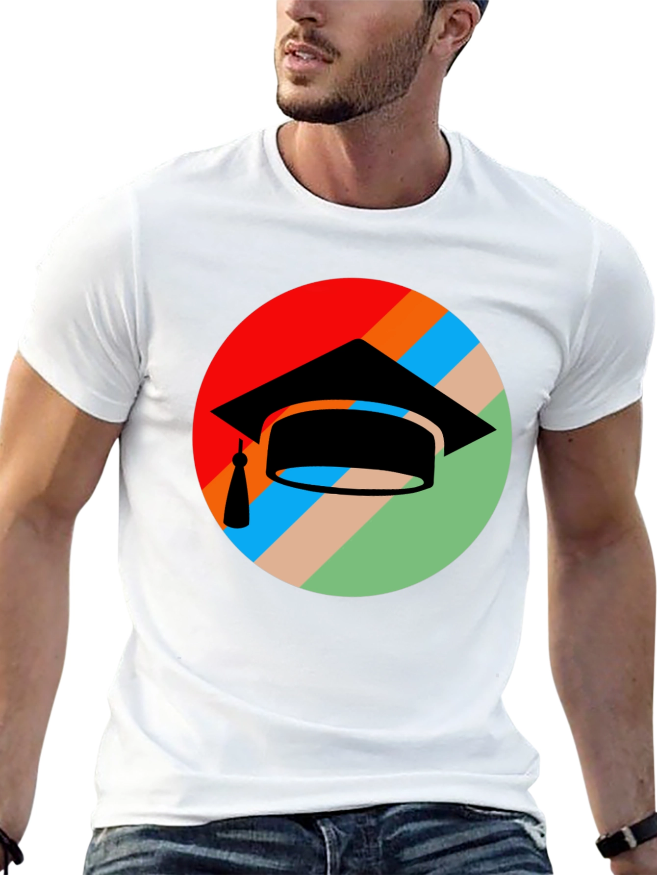 Graduation Cap Graphic Tee - Celebrate Success!