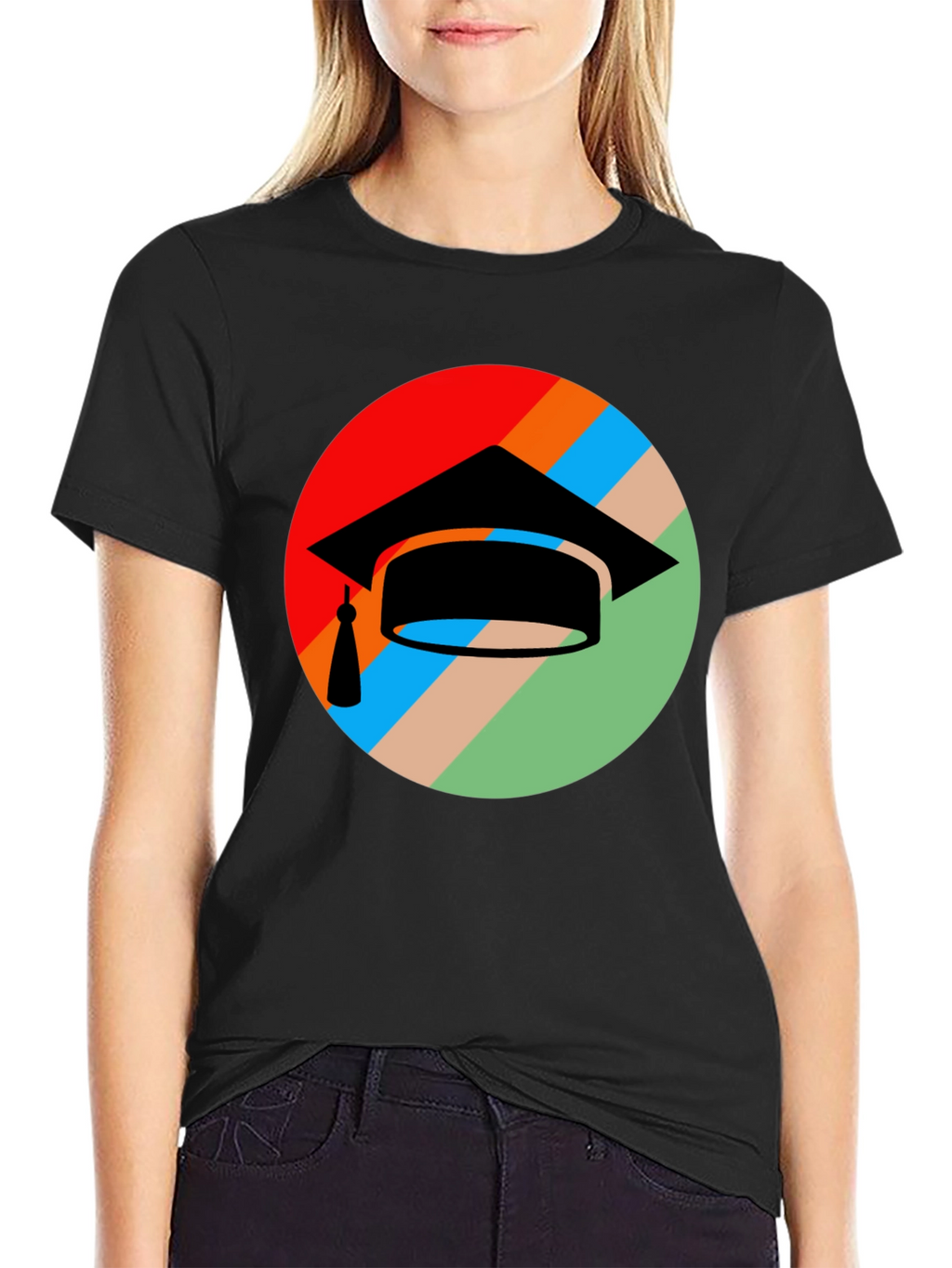 Graduation Cap Graphic Tee - Celebrate Success!