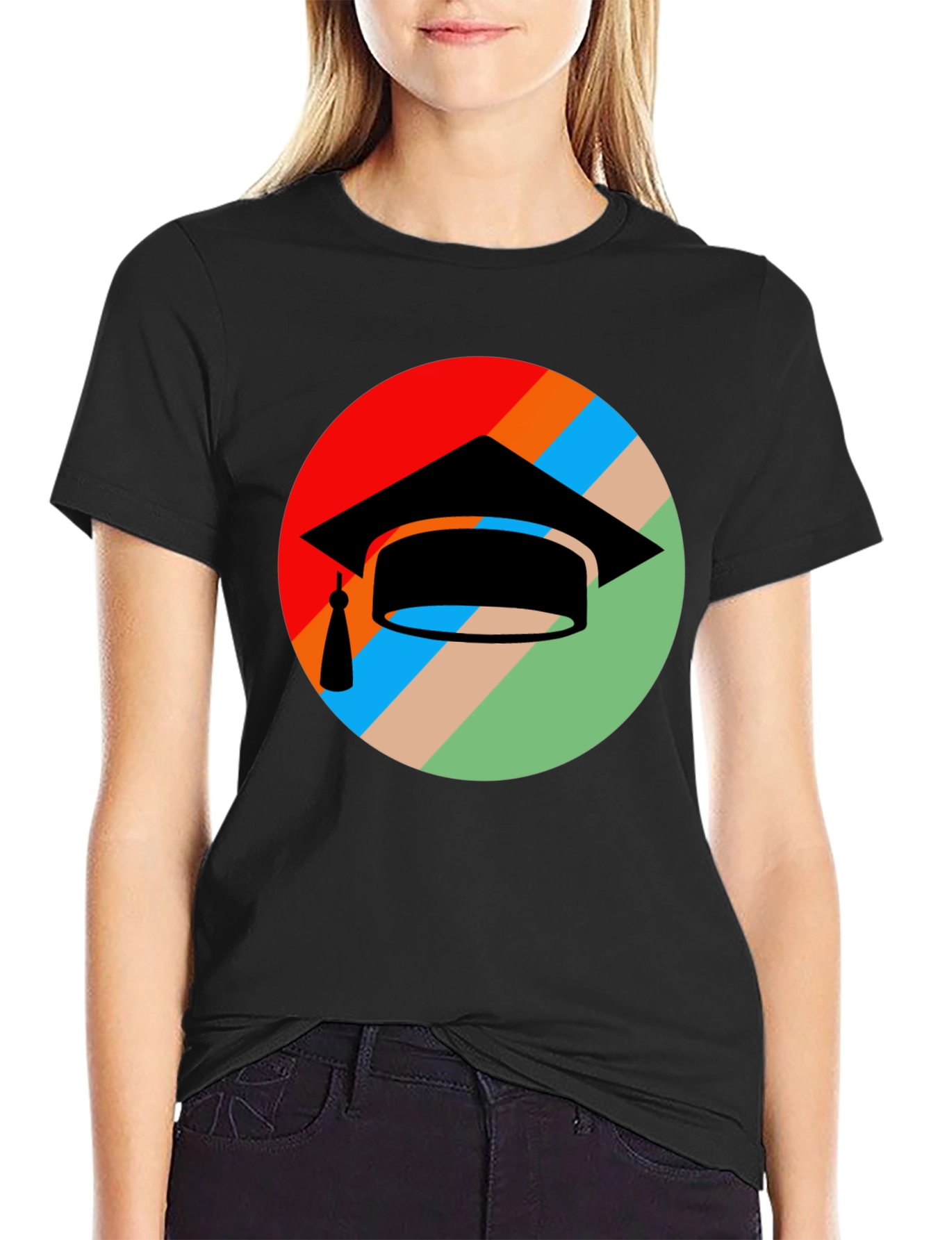 Graduation Cap Graphic Tee - Celebrate Success!
