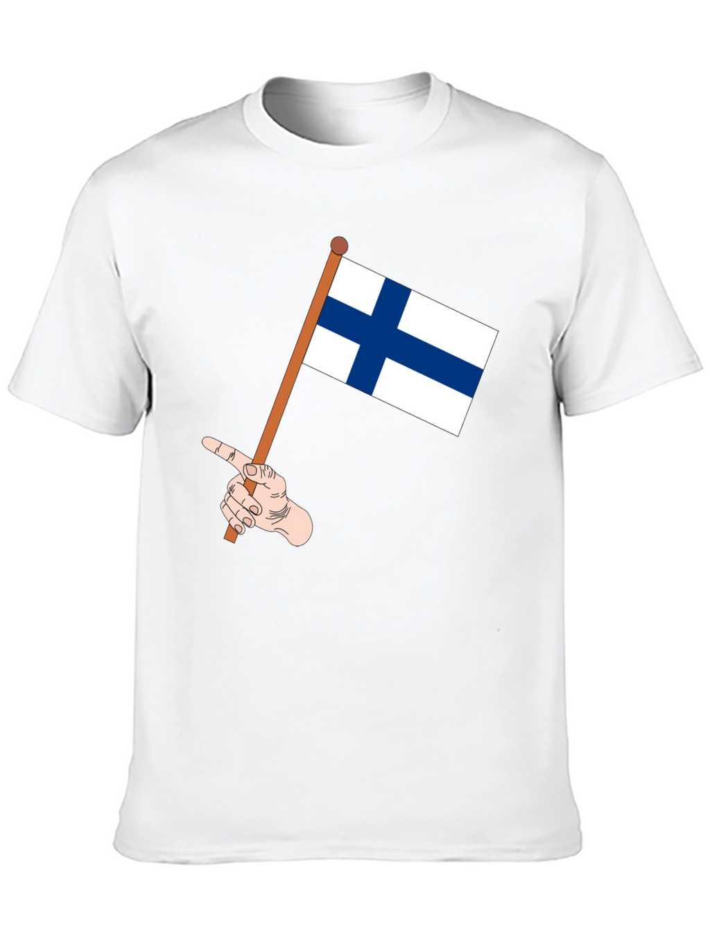 Finland Flag T-Shirt - Black