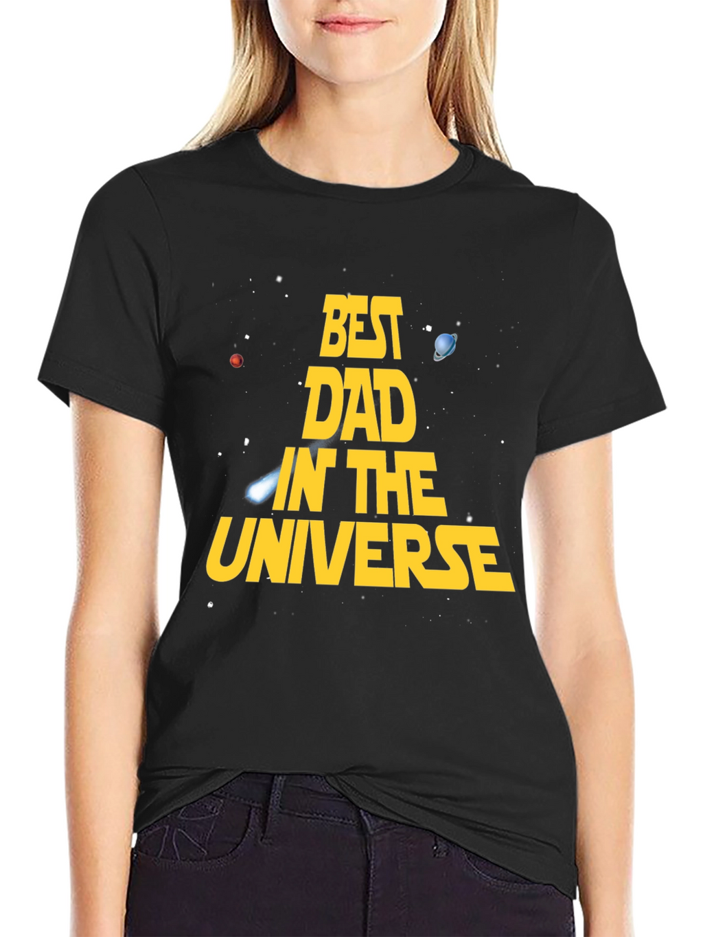Best Dad in the Universe Graphic Tee