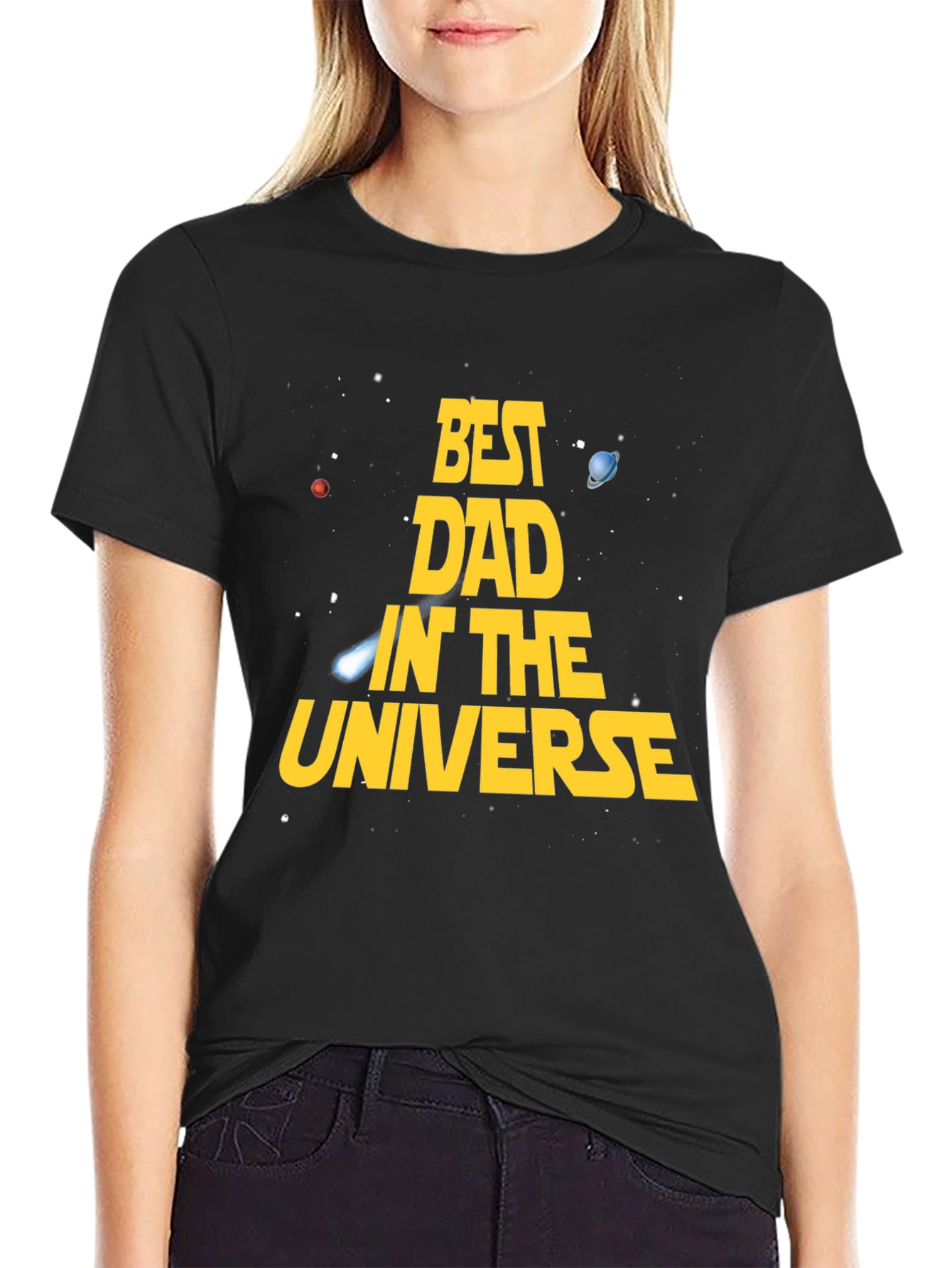 Best Dad in the Universe Graphic Tee