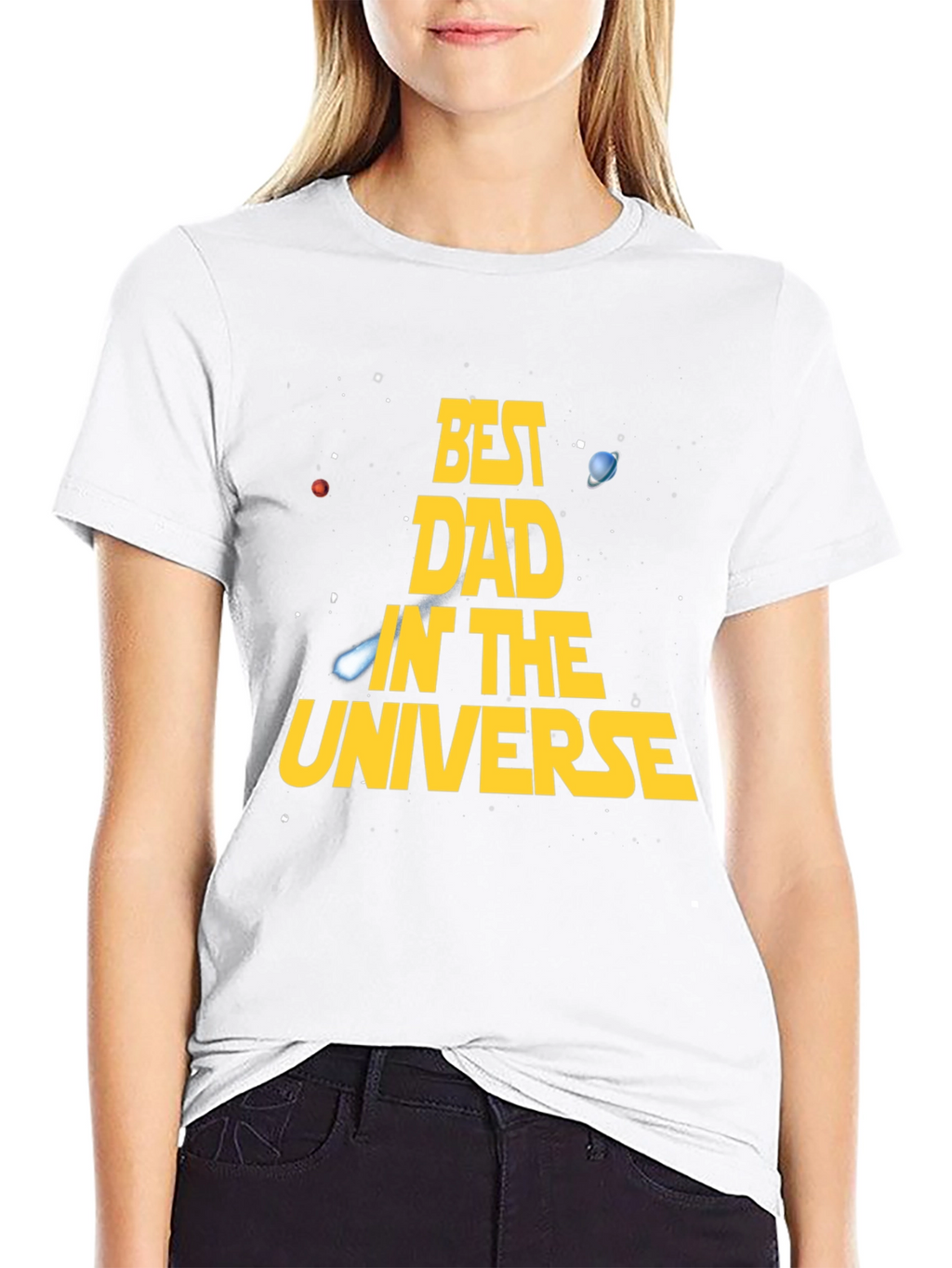 Best Dad in the Universe Graphic Tee