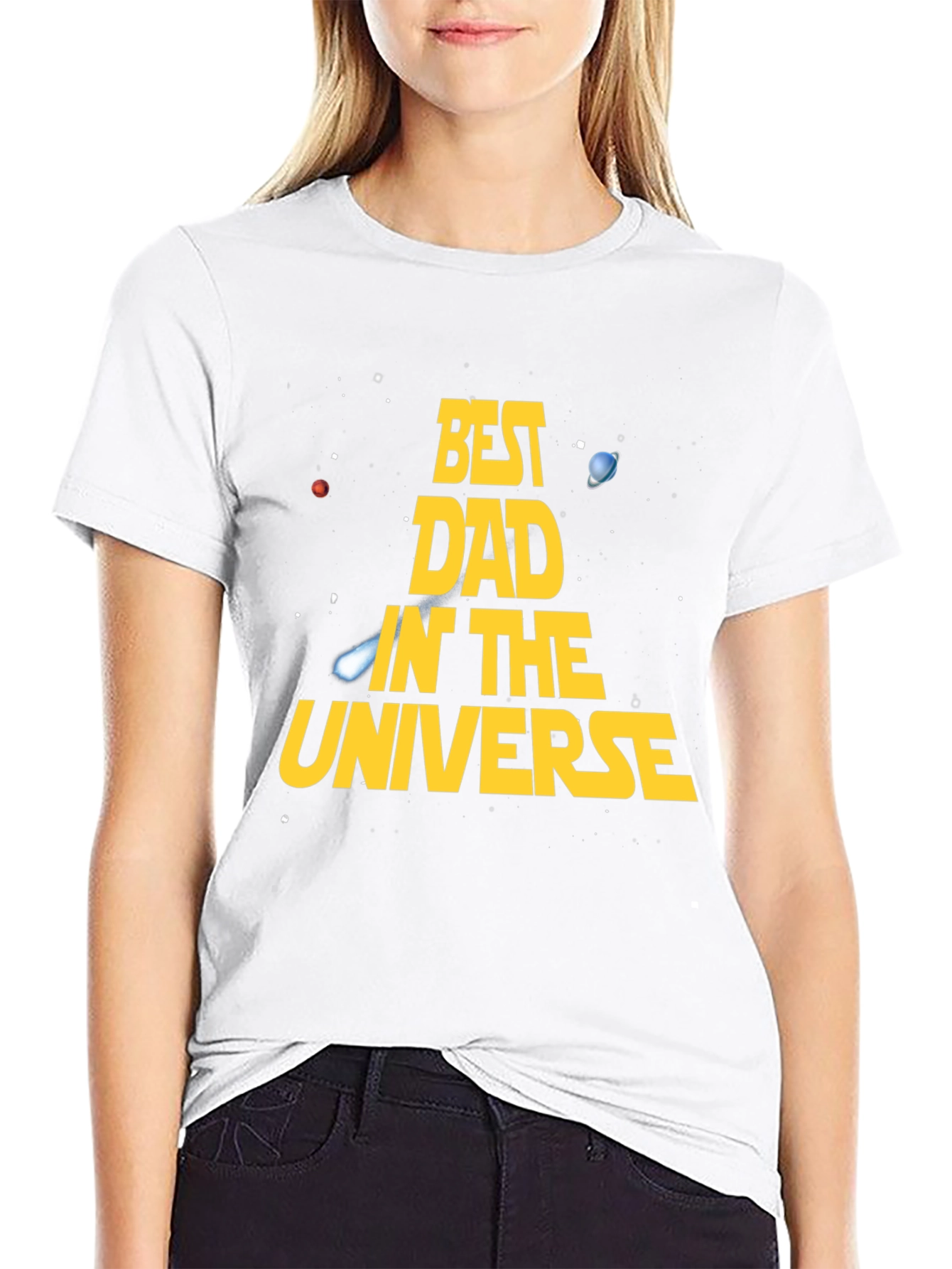 Best Dad in the Universe Graphic Tee