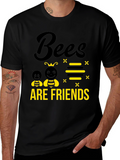 Bees Are Friends Graphic Tee