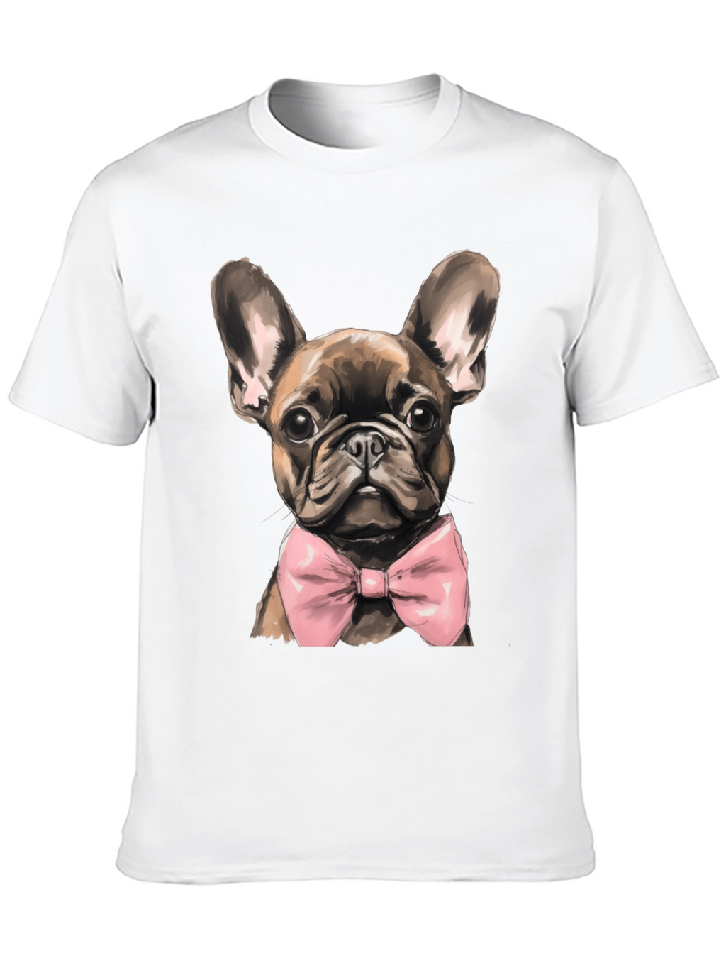 Dog Bowtie Graphic Tee - Stylish Canine Fashion